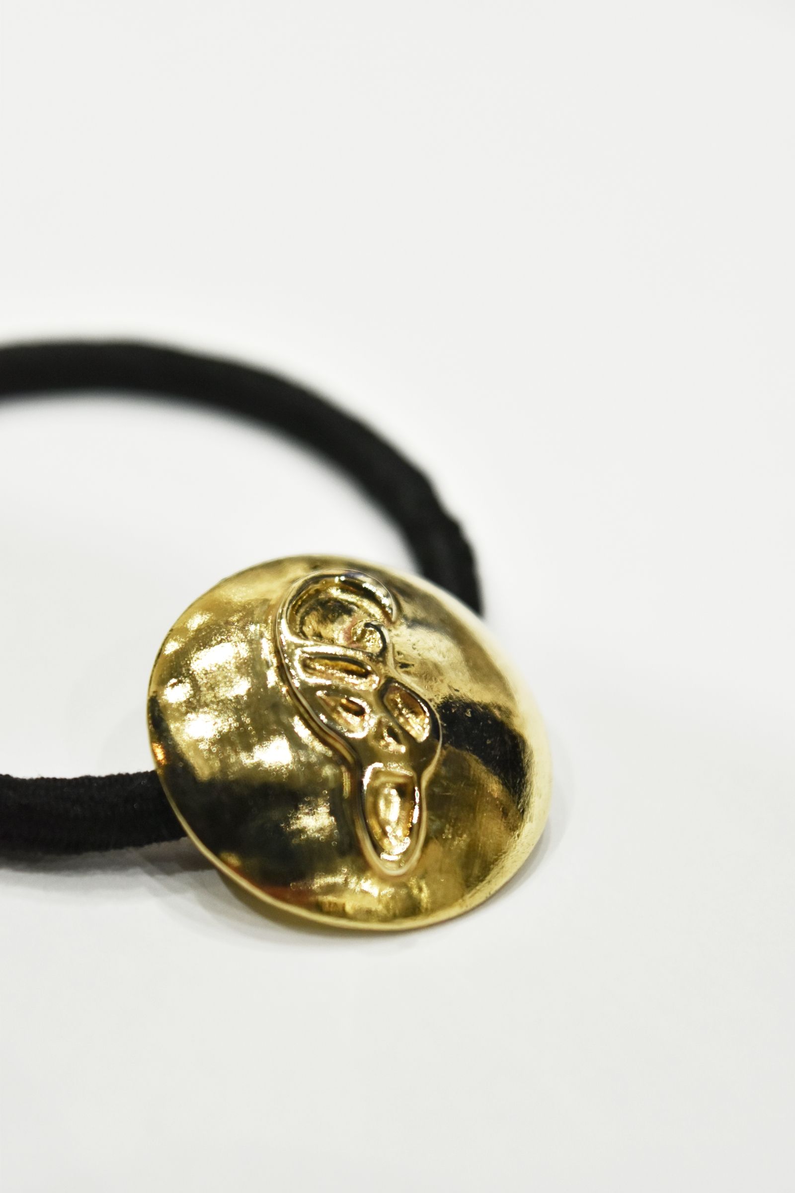 D コンチョ ヘアゴム (BRASS)