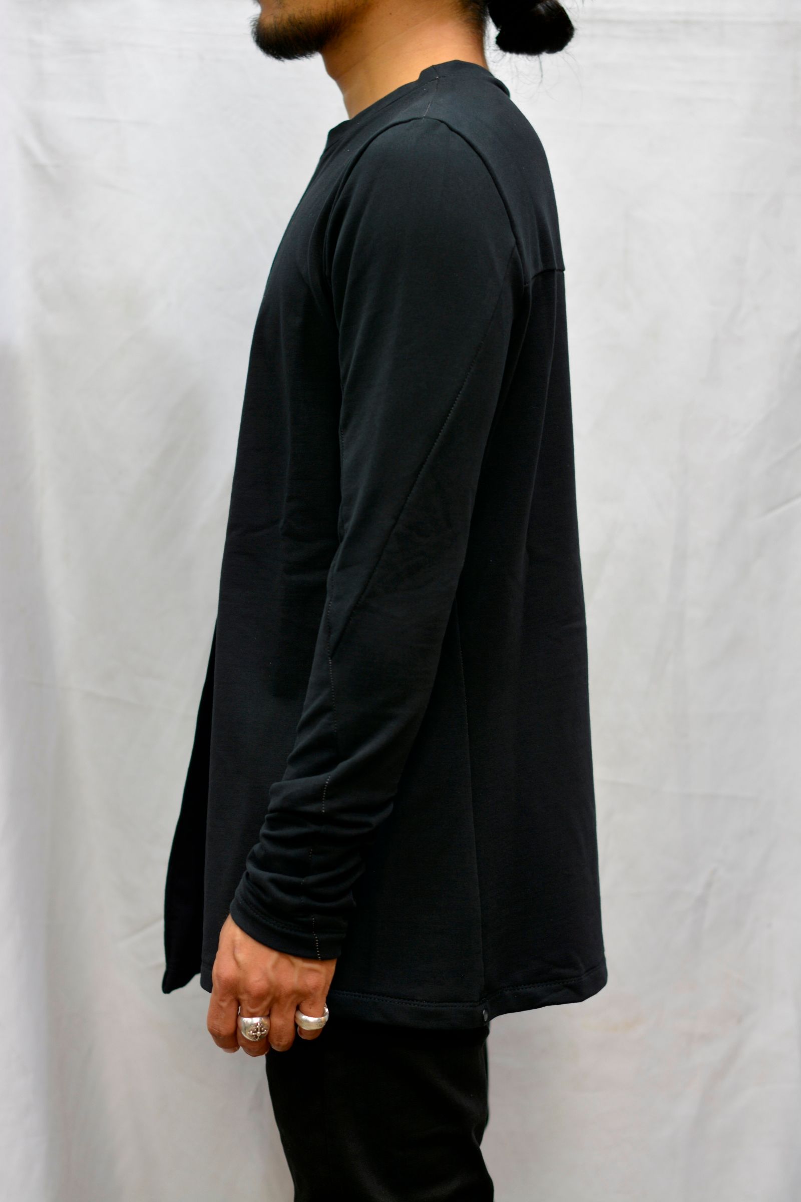 CAT & SAWN CUT TACK FRONT LONG SLEEVE
