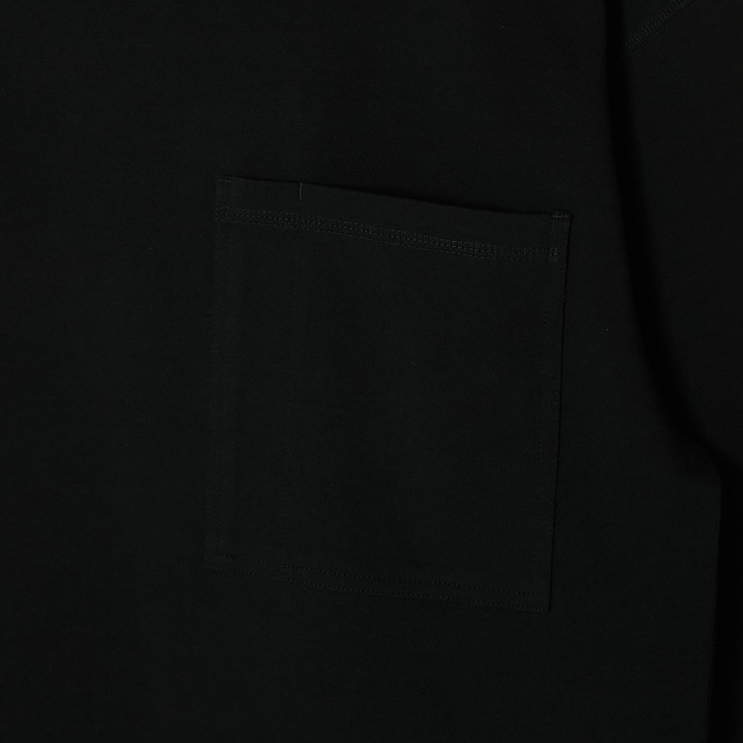 POKET LONG SLEEVE T-SHIRT （BLACK） / ロングスリーブ ポケットTシャツ （ブラック）