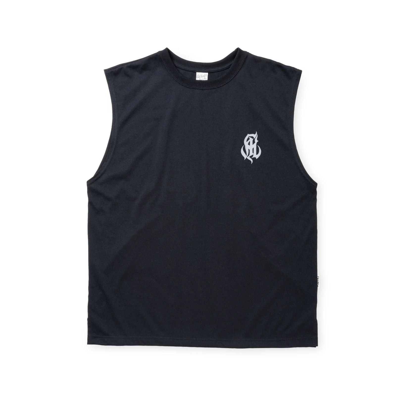 MULTI FUNCTION LOGO N/S TEE (BLACK) / 機能素材 ノースリーブカットソー