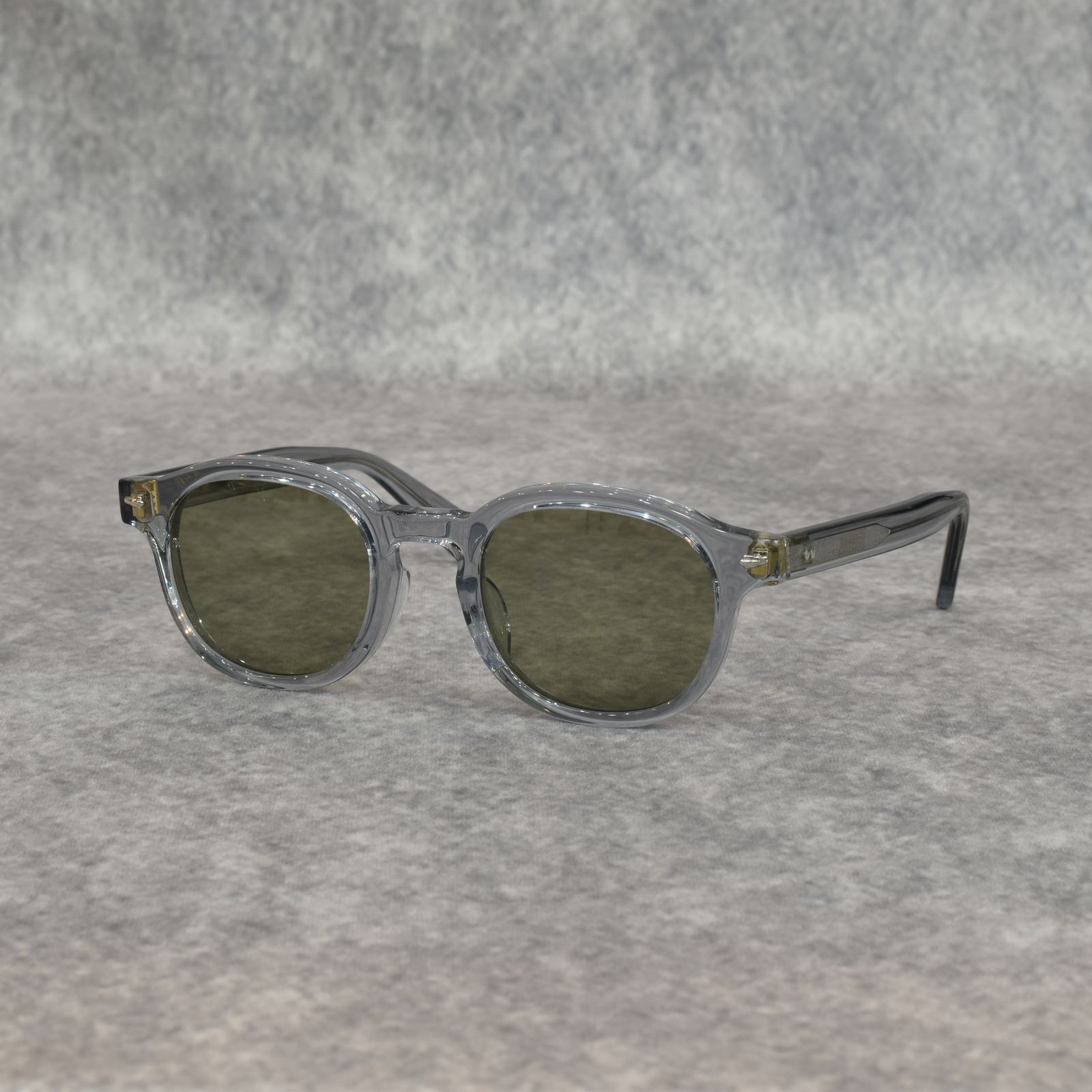 B/W TYPE GLASSES (CLEAR / GREEN)｜ボストン/ウェリントン サングラス｜CL-25AW002G