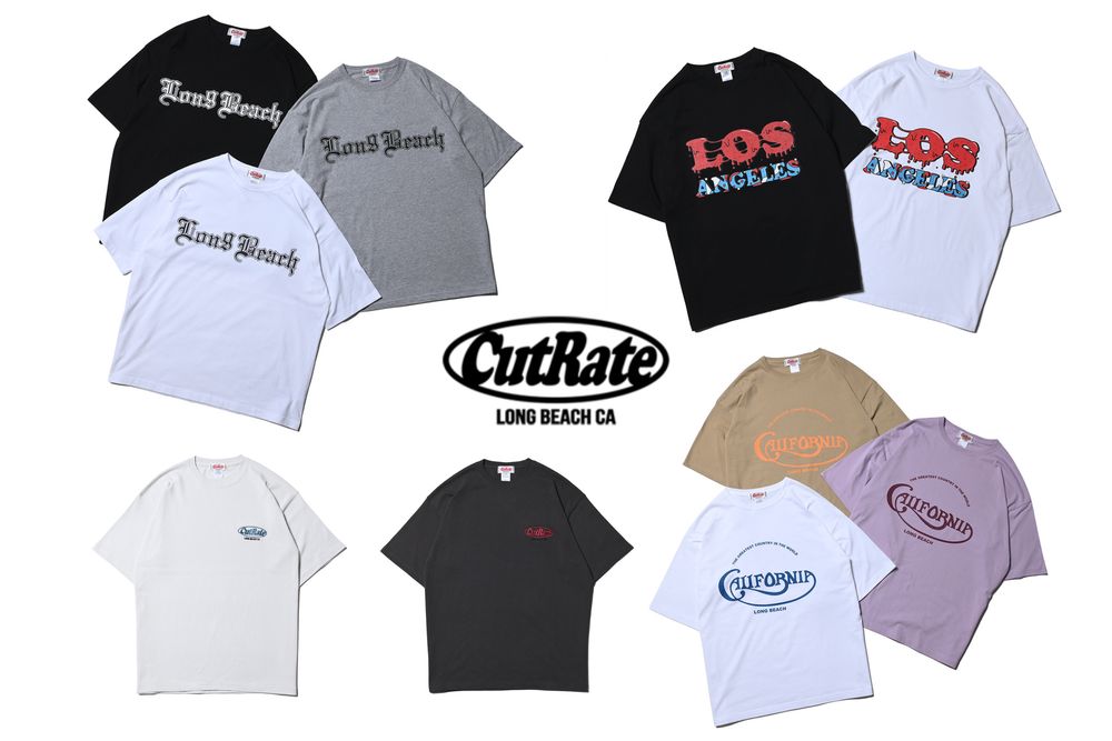 【CUTRATE - カットレイト】 7月7日(金)12時～ 発売開始アイテムのお知らせ 【Tシャツ】