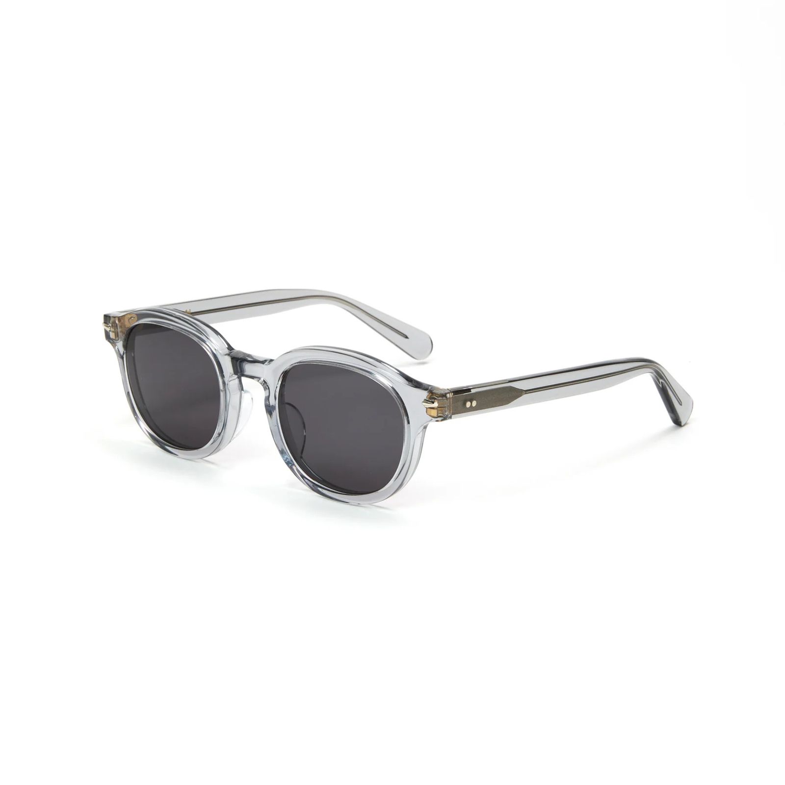 B/W TYPE GLASSES (CLEAR / BLACK)｜ボストン/ウェリントン サングラス｜CL-25AW002G