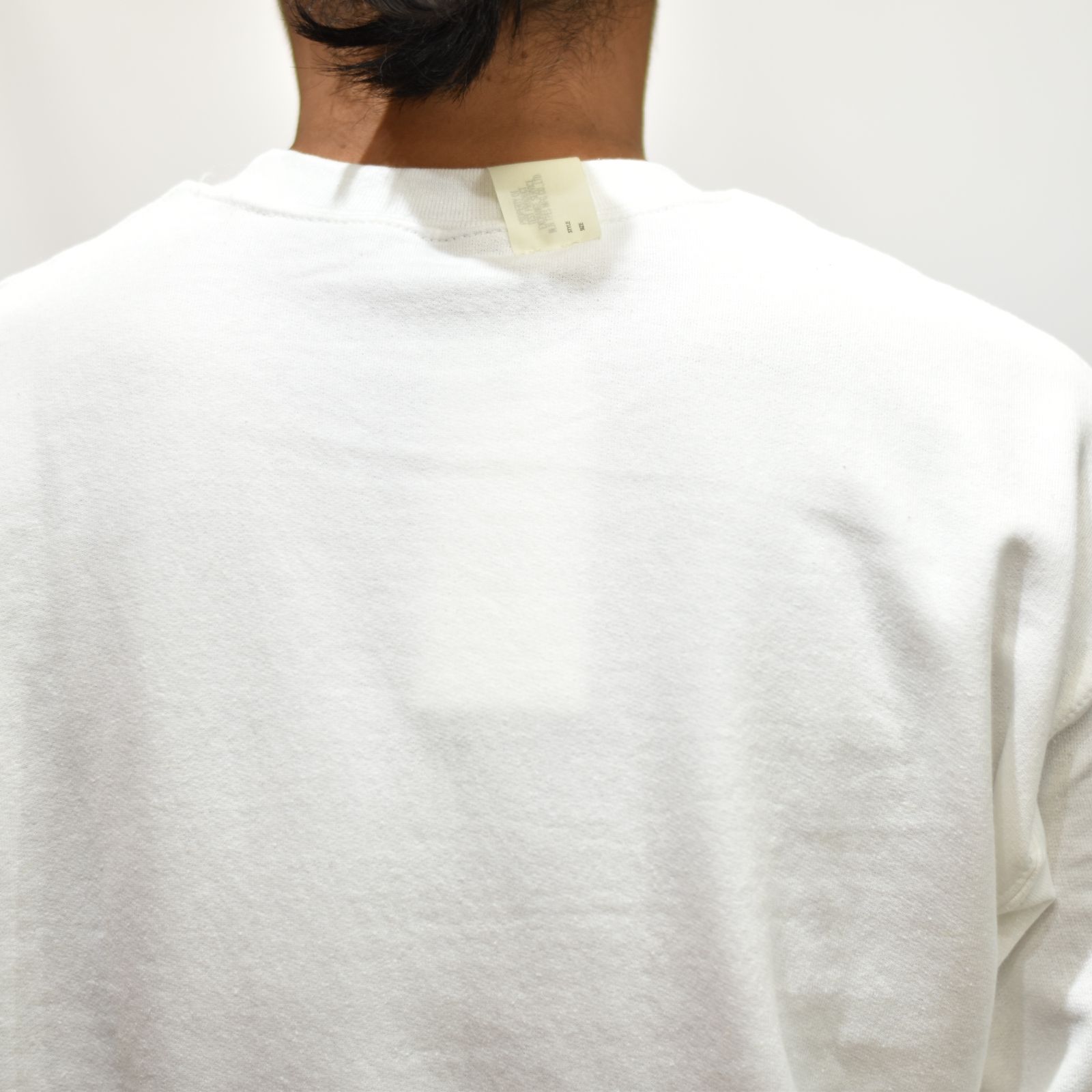 CREWNECK SWEARTSHIRT （WHITE） 裏毛トレーナー