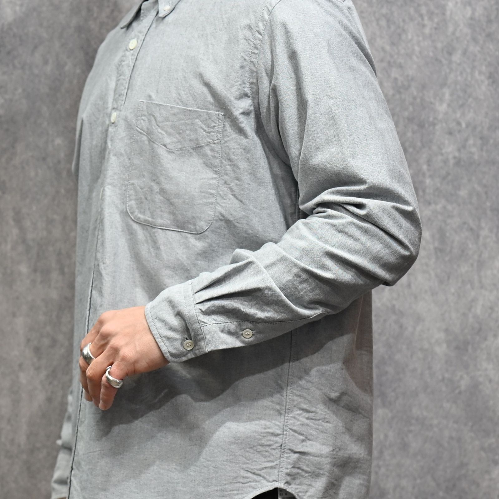 Classic Oxford BD SH （LGY）｜オックスフォード ボタンダウンシャツ｜2603-5002