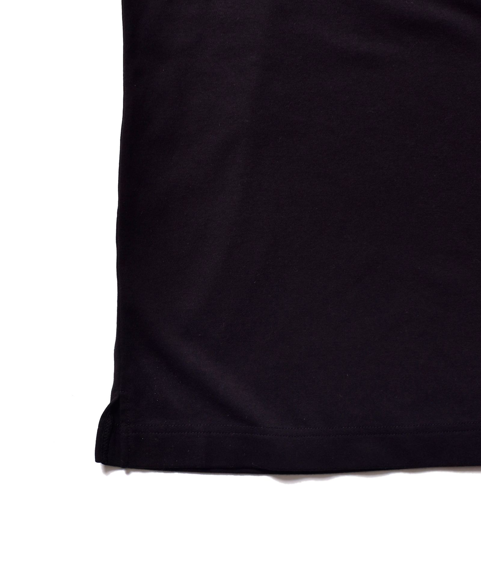 Smooth Mockneck Half Sleeve T-SH （BLK）