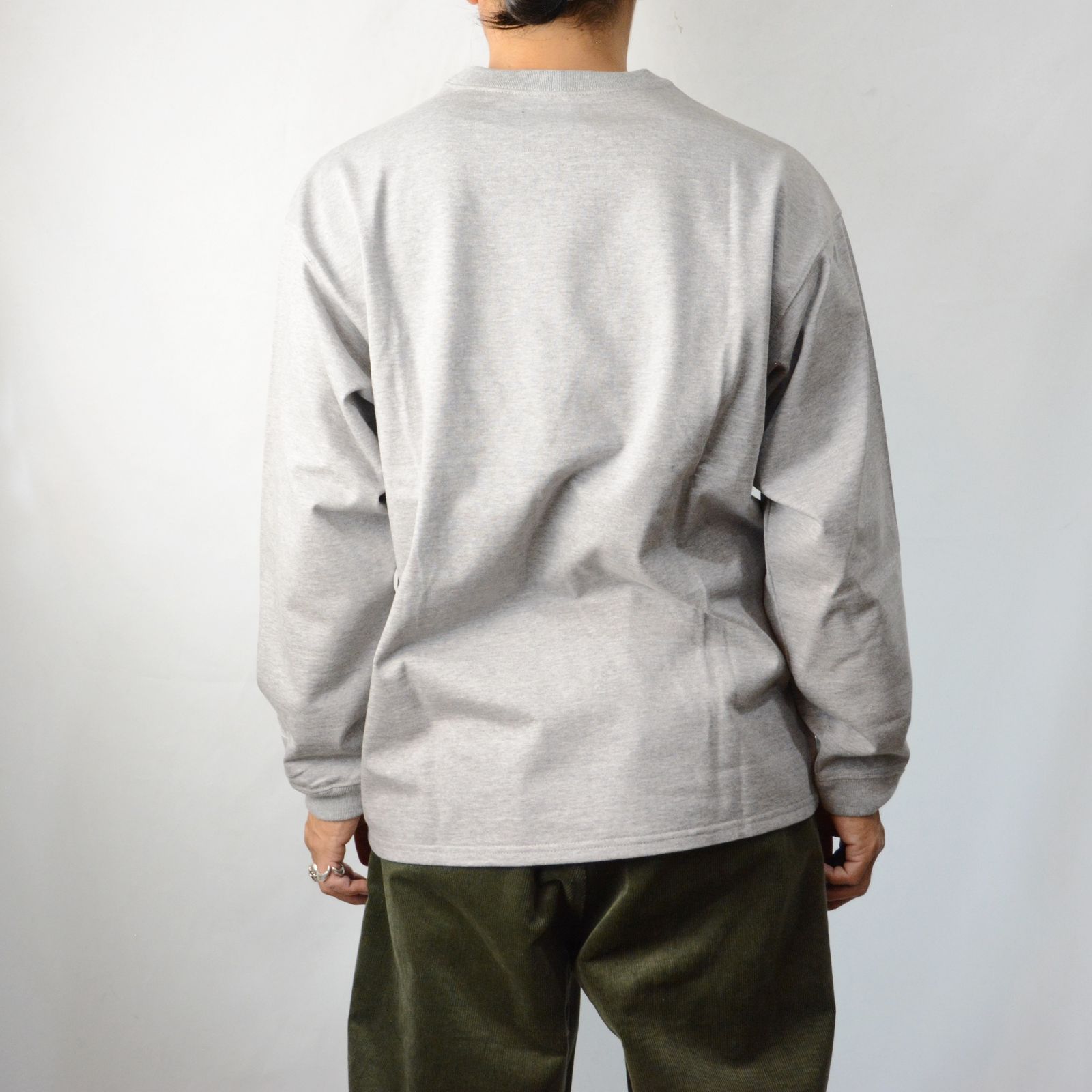 ロングスリーブ カットソー （GRAY）