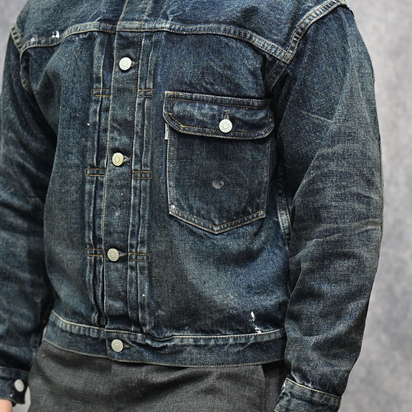 #001 T-BACK DENIM JACKET （INDIGO） / デニムジャケット ファースト （インディゴ） 2026SSJK-YY-0001