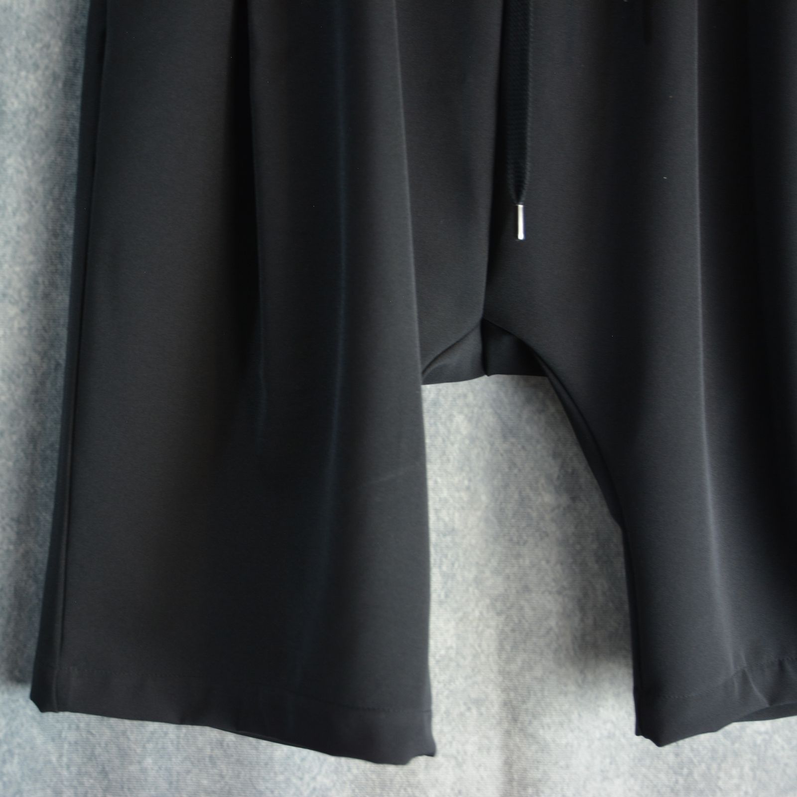 ポリエステルストレッチ イージショーツ (BLACK)