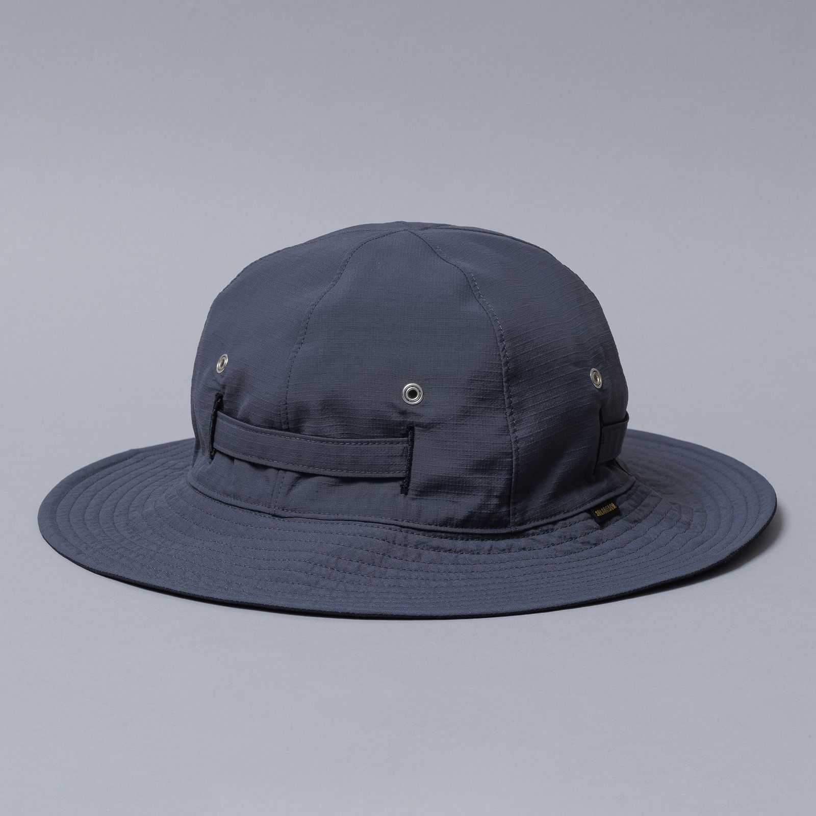 Double Face Sun Hat "NOVA" (BLACK＋GRAY) / ダブルフェイス リバーシブル サンハット