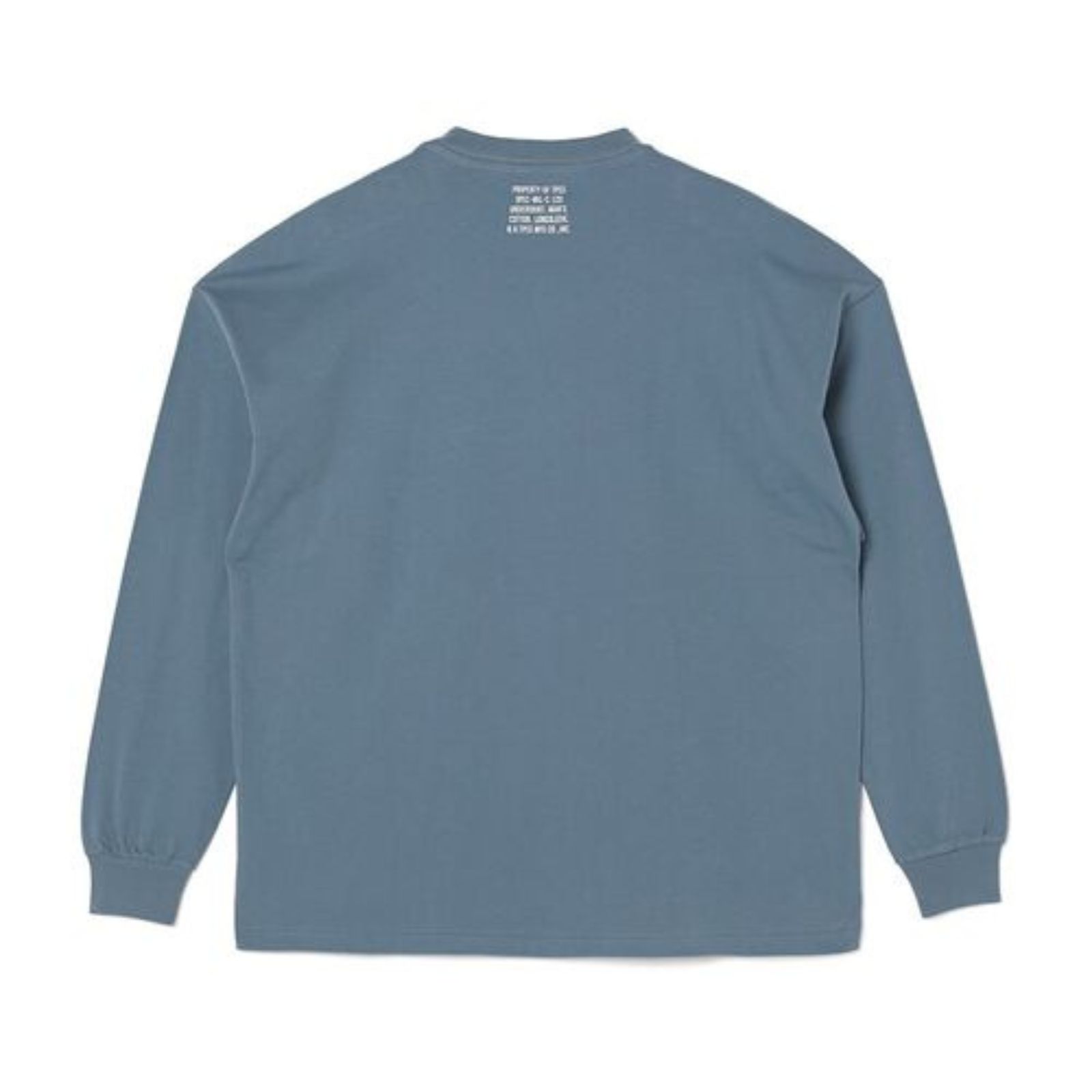 EXCHANGE SERVICE TOPS T-SHIRT （MIX BLUE）｜ロングスリーブTシャツ パックT｜9252-CS12-014
