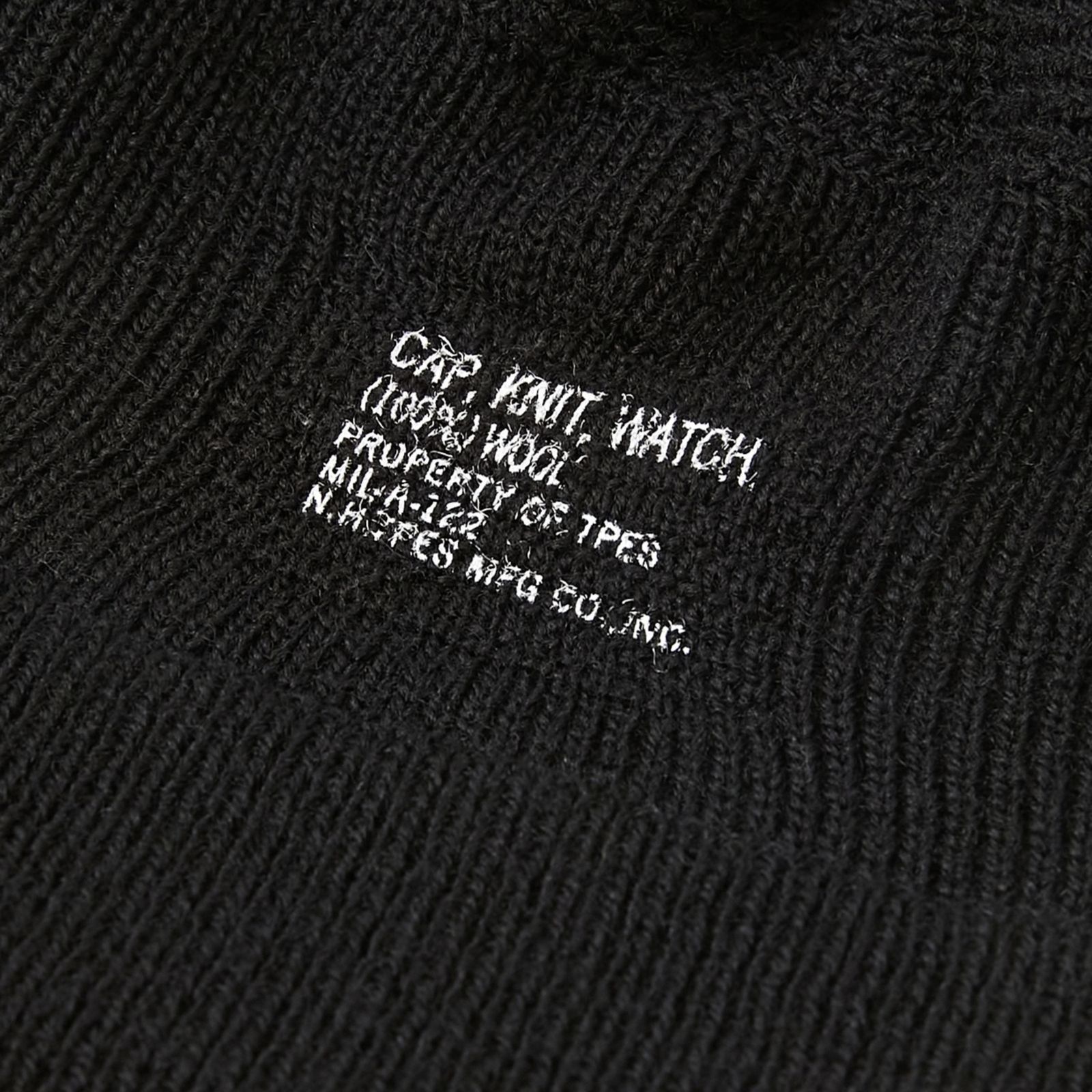 WATCH CAP （BLACK / ブラック） ワッチキャップ｜9262-AC05