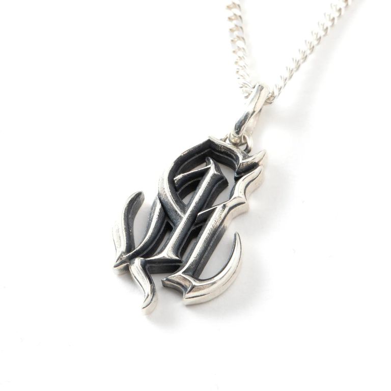 CALEE - CAL NT LOGO SILVER NECKLACE (SILVER) / シルバーネックレス