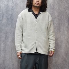 ×EYYA KNIT BIG WAFFLE KNIT CARDIGAN (ICY WHITE)｜× エイヤ ワッフル ニット カーディガン｜CL-26SS001EYYA