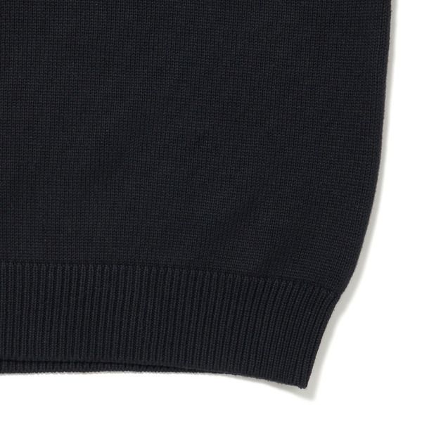 Logo Knit Hoodie （BLACK） / ロゴニット フーディー （ブラック）