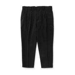 VINTAGE TYPE CROPPED SLACKS (BLACK)｜クロップド スラックス｜CL-26SS055