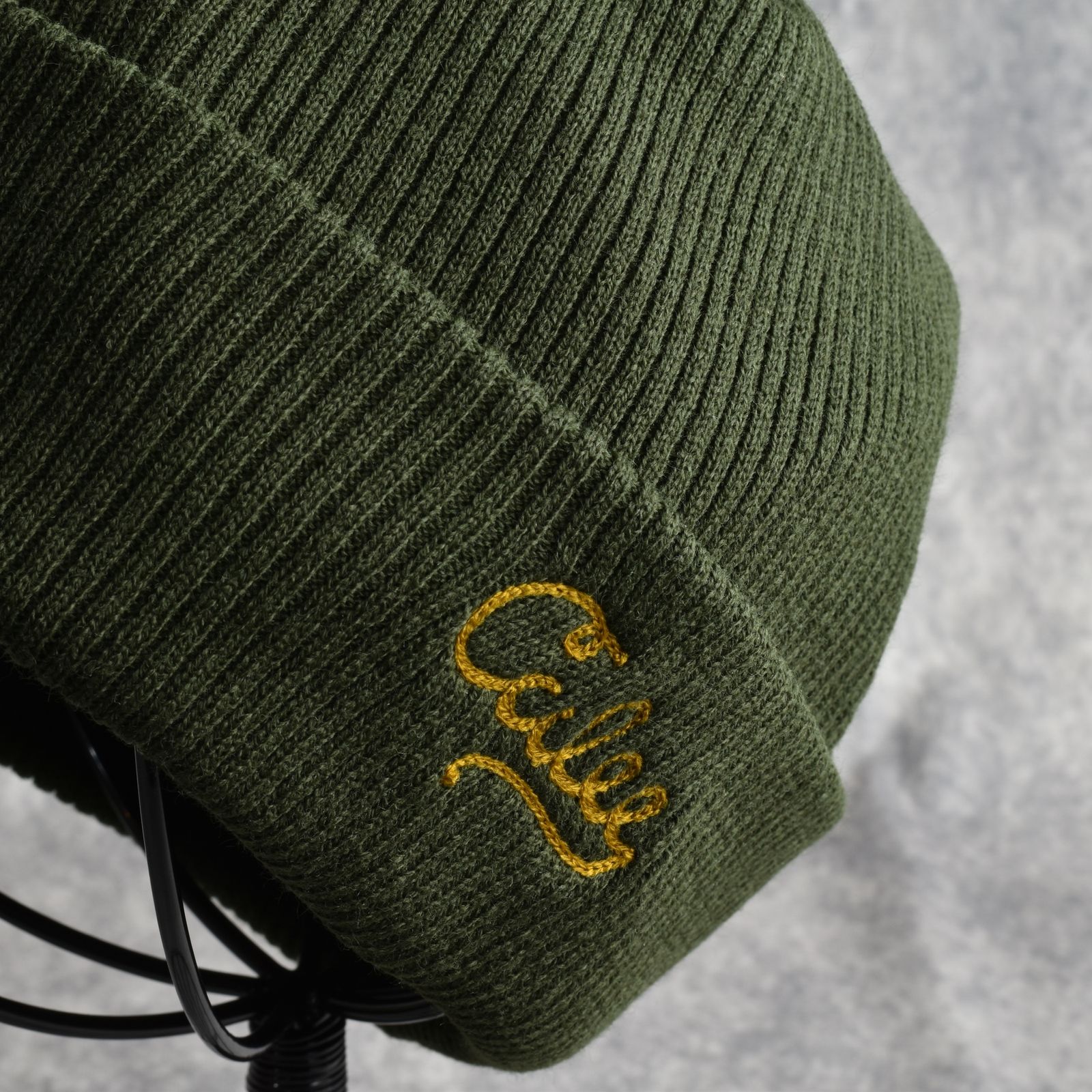 A/R KNIT CAP (OLIVE) / ニットキャップ