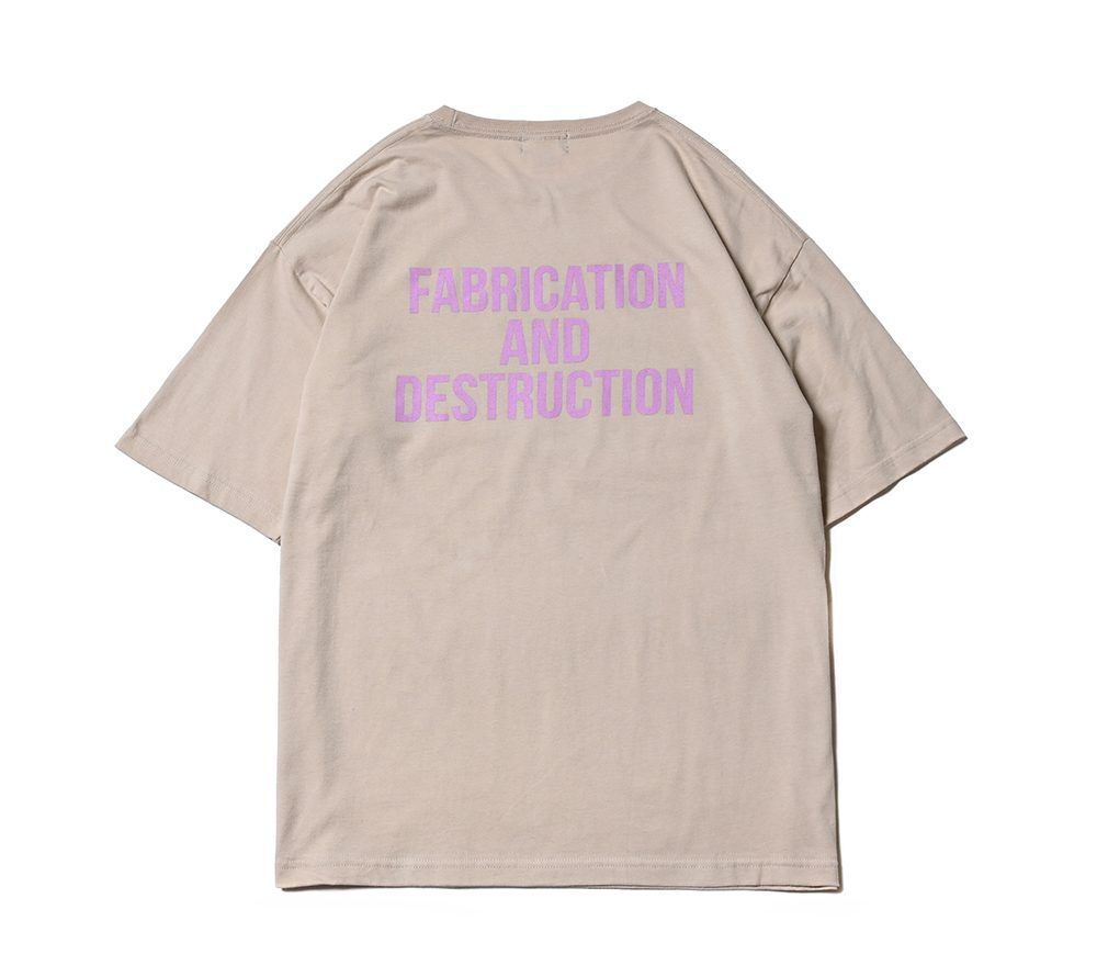 CUTRATE JUNK LOGO DROPSHOULDER S/S T-SHIRT (BEIGE)