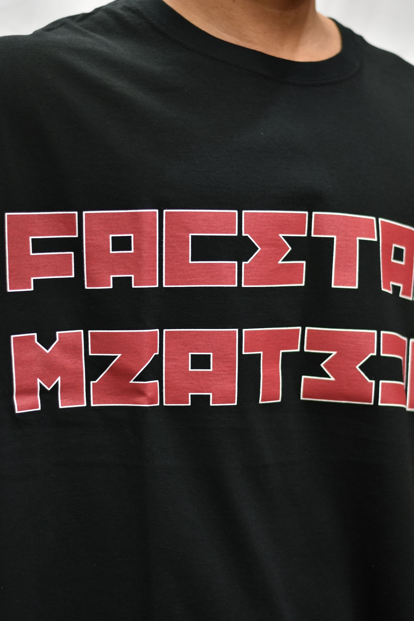 SOCCER LOGO BIG TEE (BLACK)
