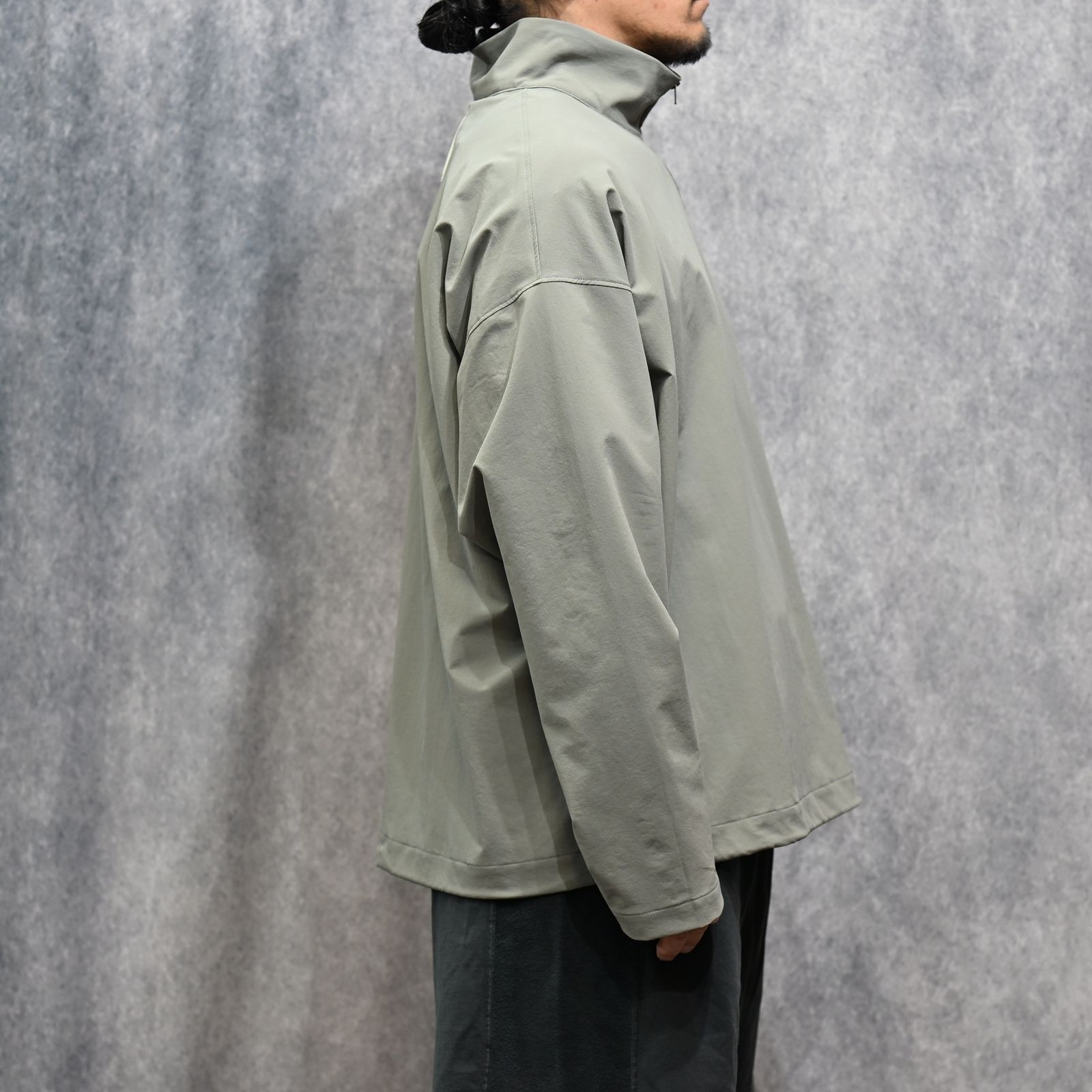 HALF ZIP PULLOVER （GRAY / グレー）｜ハーフジップ プルオーバー｜9261-CS06-004