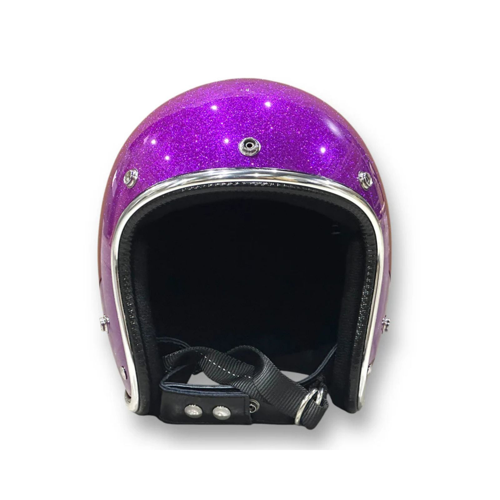 【XSサイズ｜即日発送】 | GLITTER 3/4 HELMET (PURPLE) | グリッターヘルメット