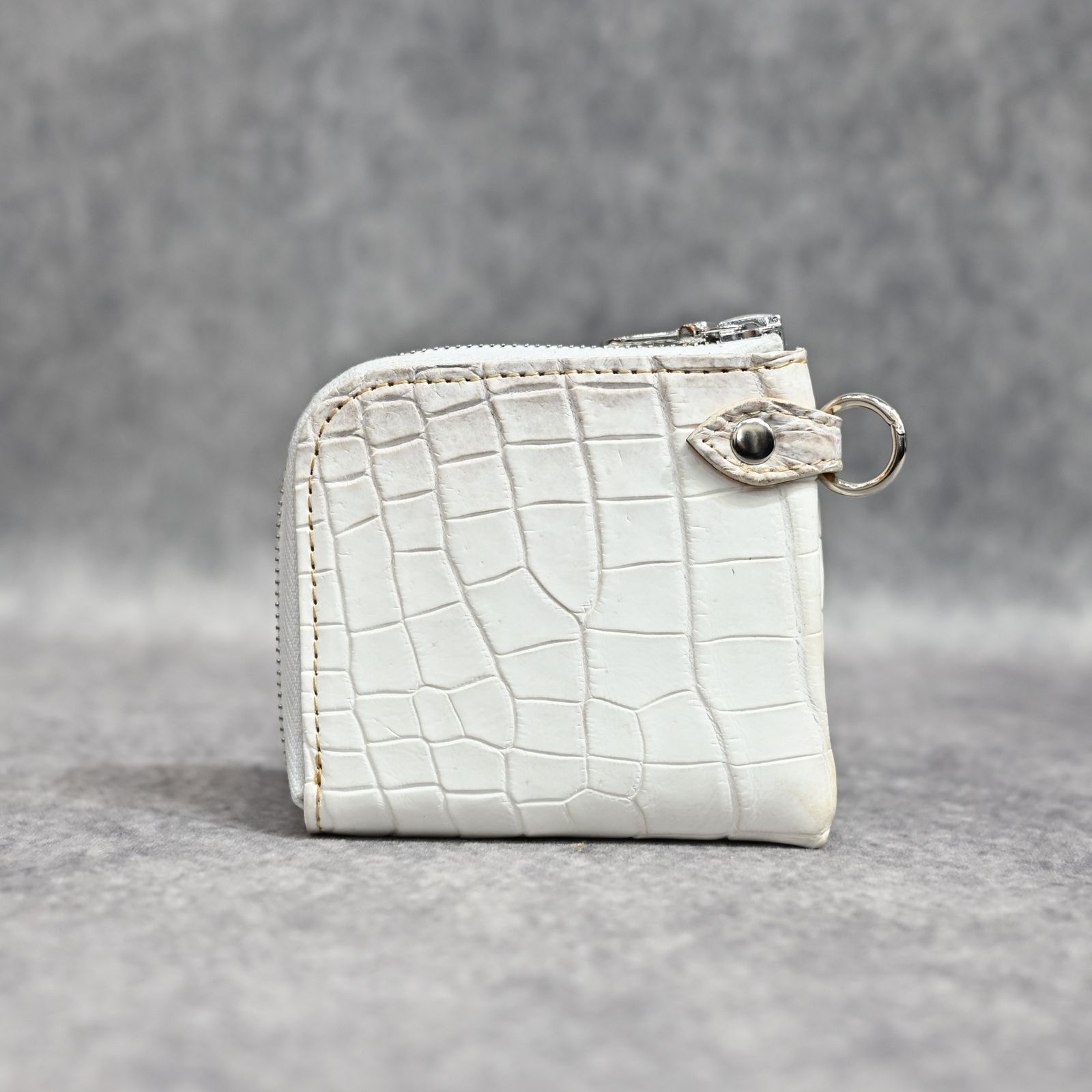 オイルクロコ 白鞣し コインケース （HIMALAYAS / ヒマラヤ） 383-04
