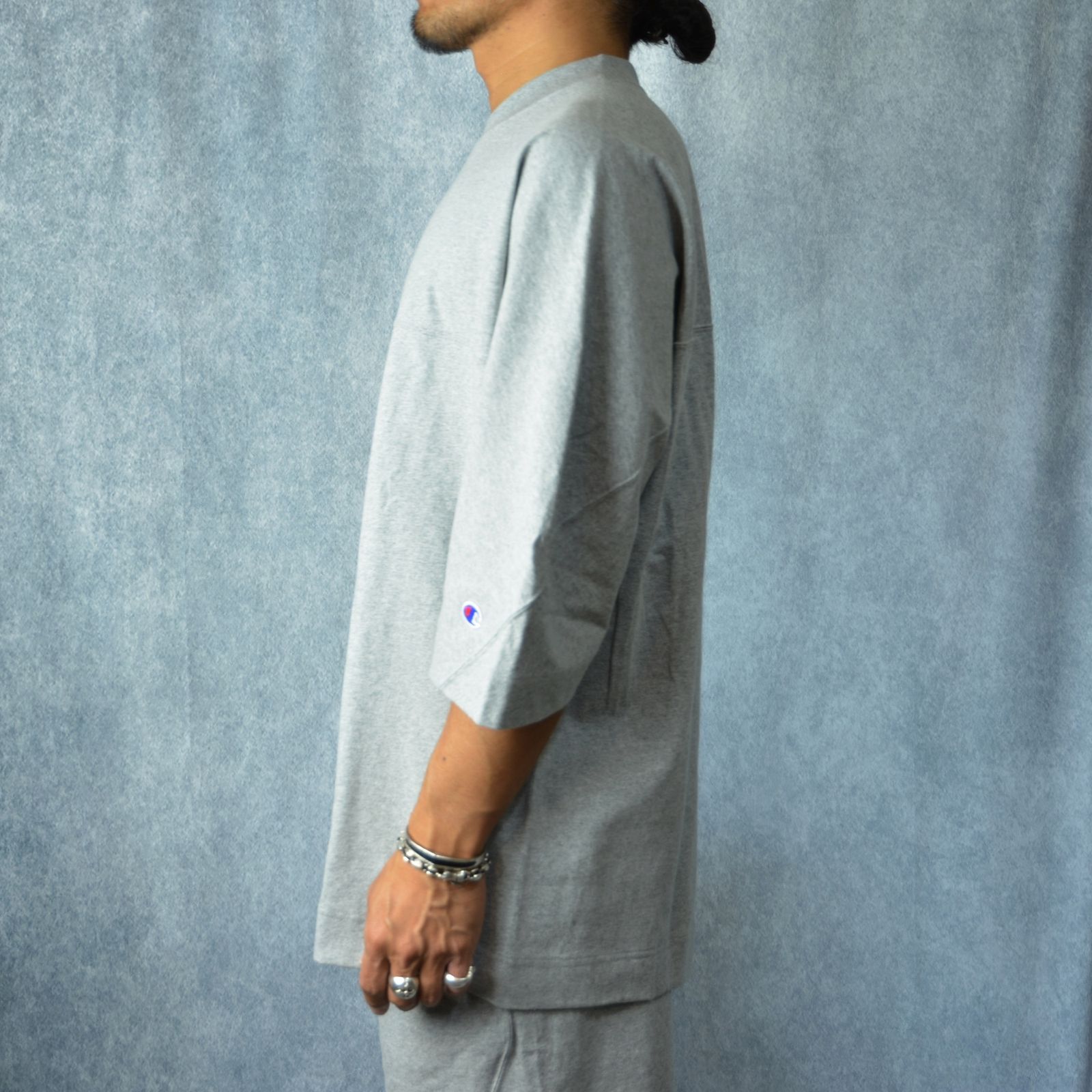 Champion x N.HOOLYWOOD ハーフスリーブTシャツ　tee N.HOOLYWOOD - × champion football T-SH （T.GY