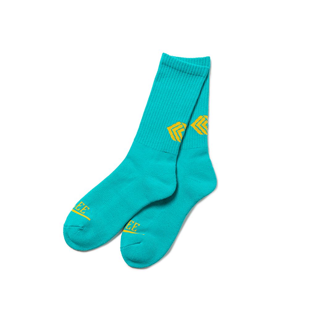 TM Logo color pile socks (Emerald Green) / トレードマークロゴ カラーパイルソックス 靴下