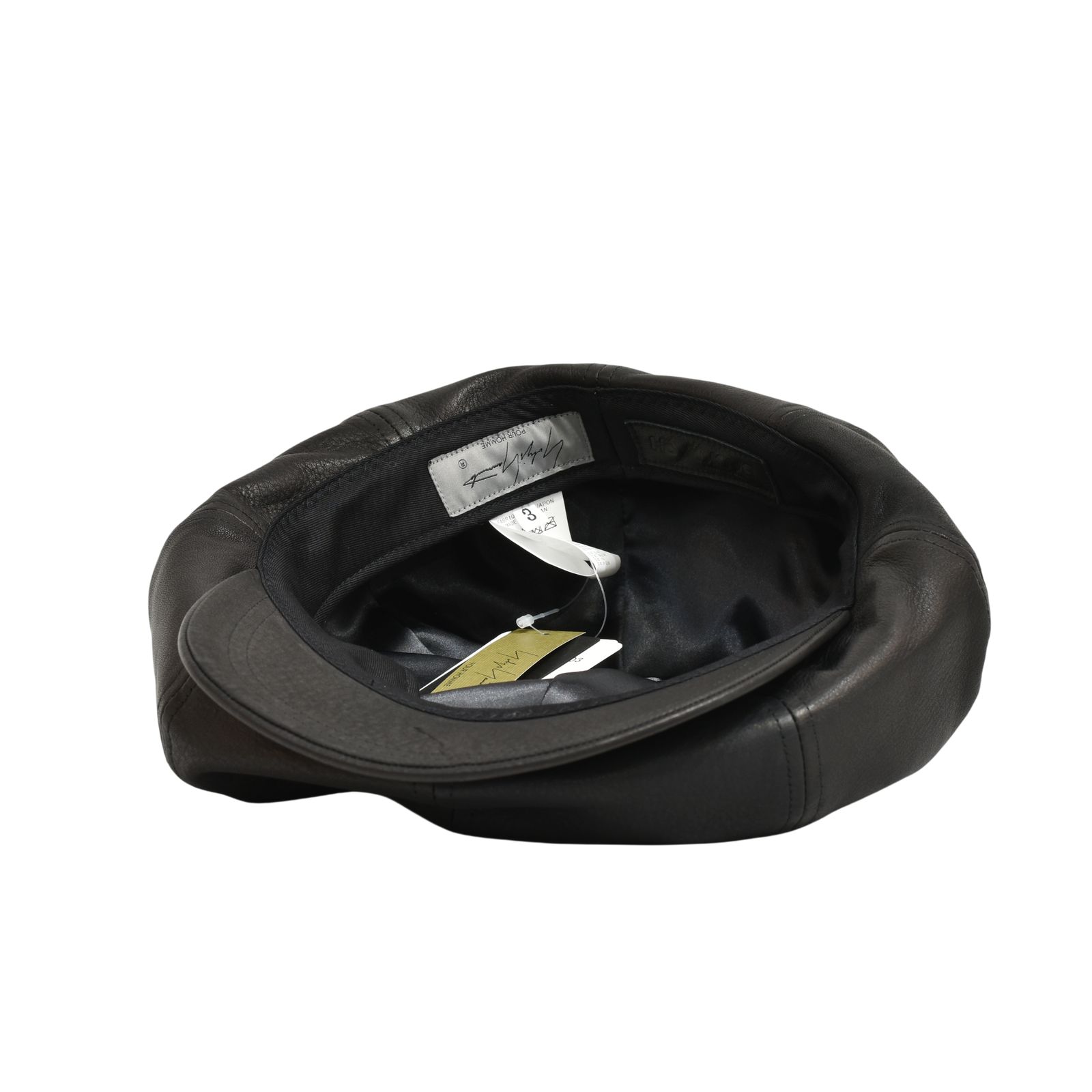 × ISAMU KATAYAMA BACKLASH｜FURNITURE LEATHER CASQUETTE （BLACK）｜ファニチャーレザー キャスケット｜HW-H15-786
