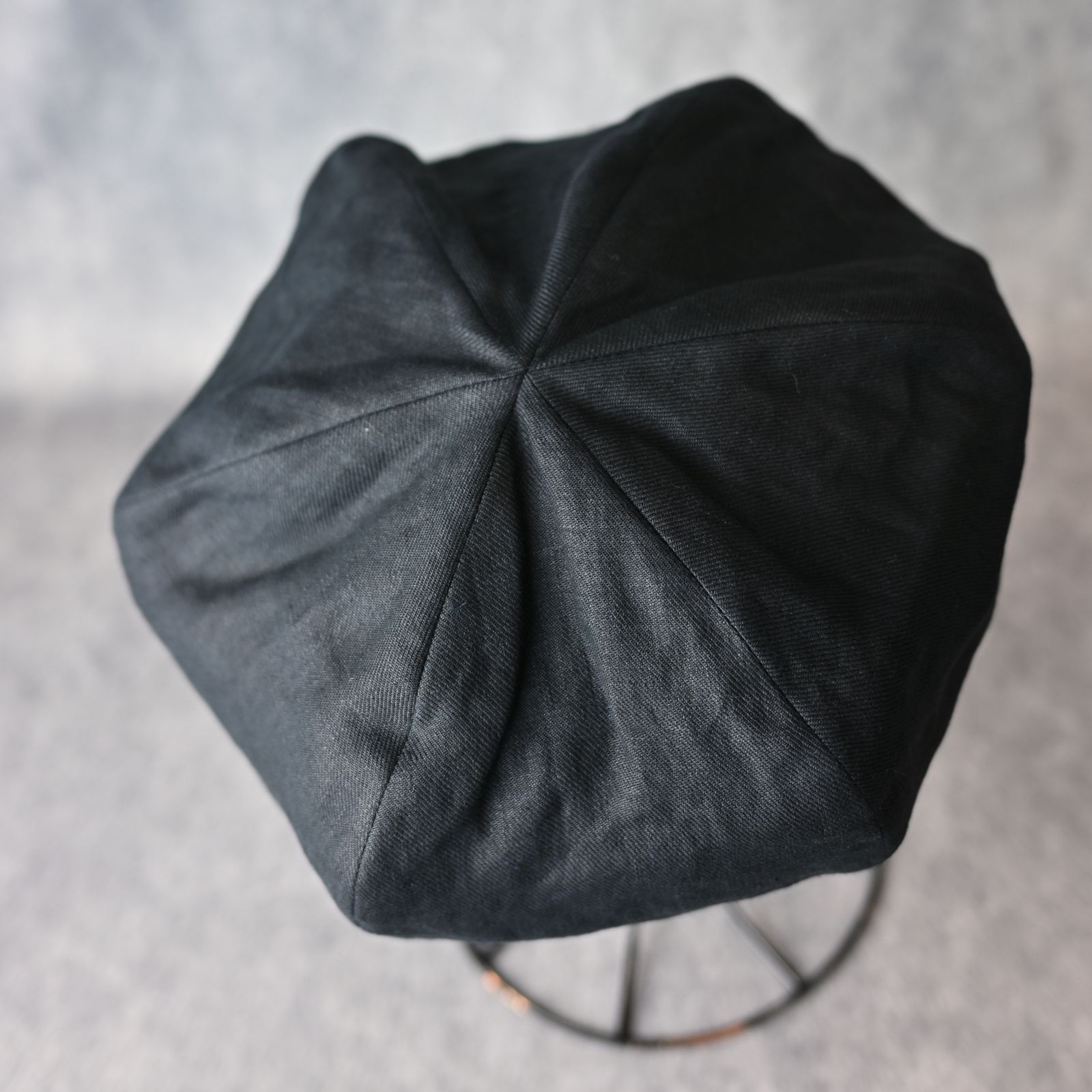 LINEN CSAQUETTE （BLACK） / リネン キャスケット （ブラック） HP-H06-362-2-3