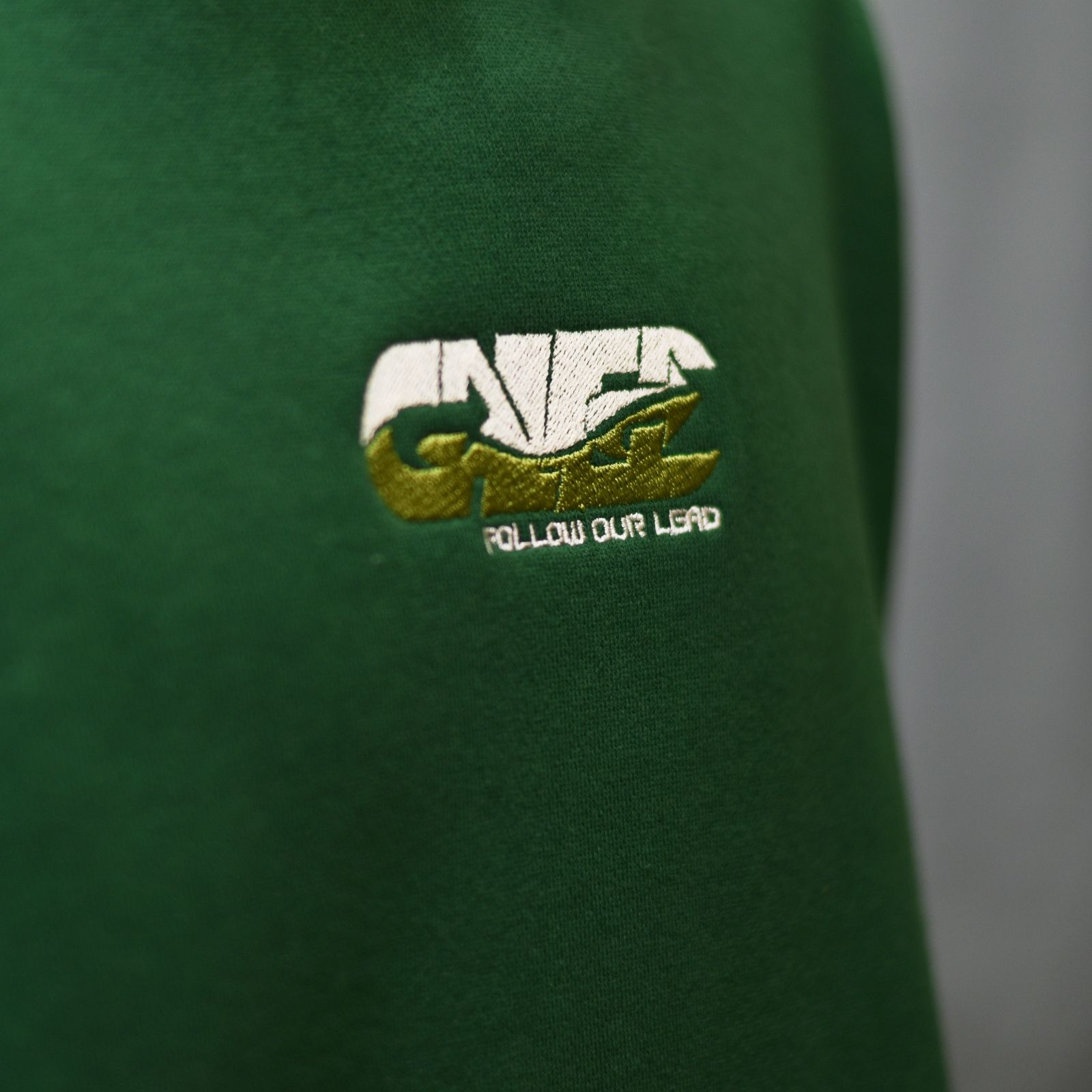 CALEE RC LOGO PULLOVER HOODIE (GREEN)