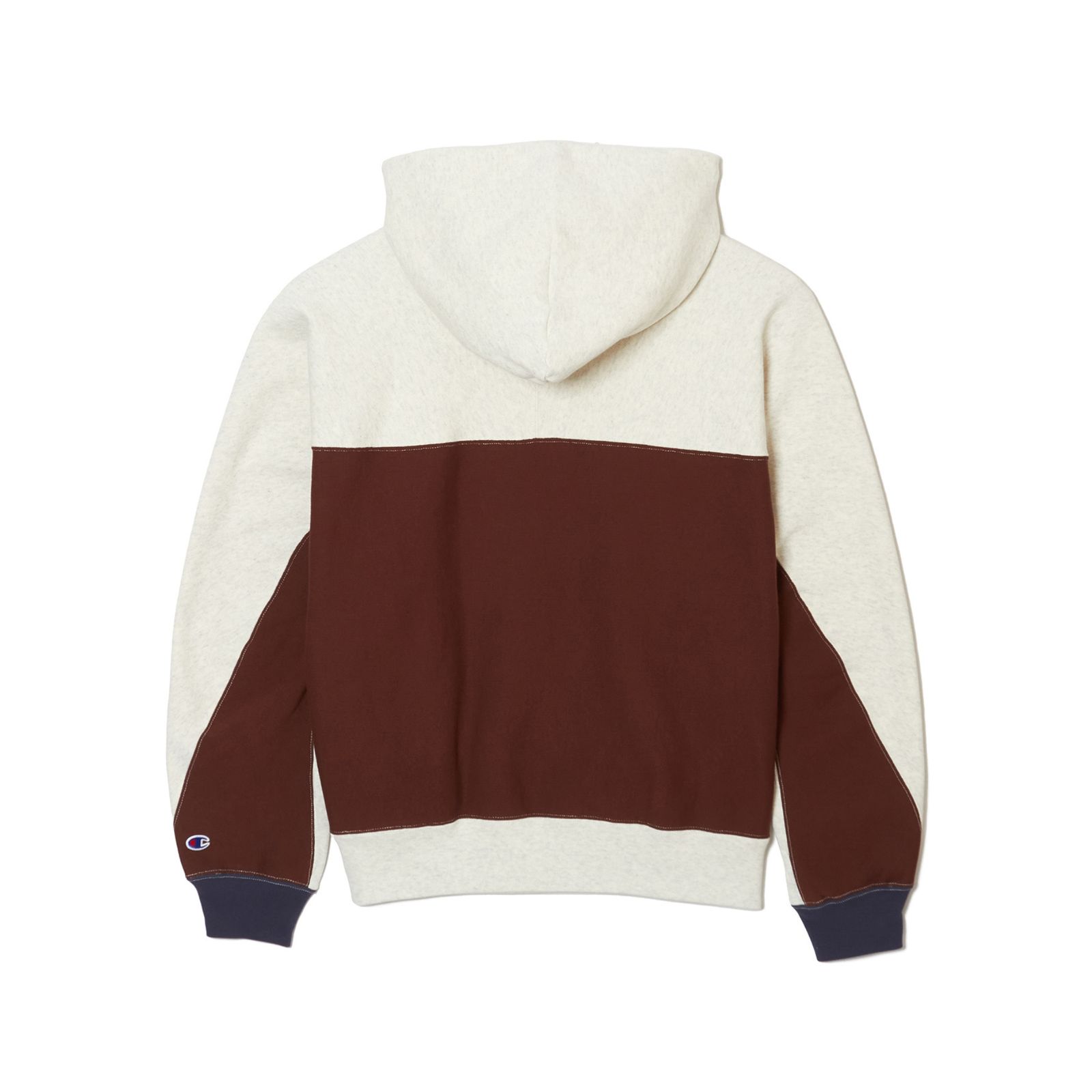 × Champion HOODED SWEATSHIRT  (OATMULE) - チャンピオン リバースウィーブ フーディー パーカー （オートミュール） / C8-A128