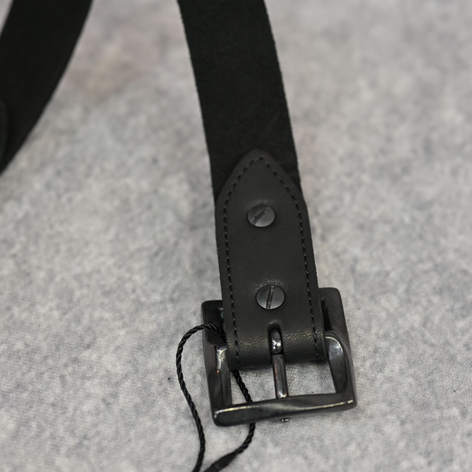 ダブルショルダー製品染め 30㎜ベルト （BLACK / ブラック） 318-33