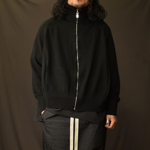 ハイネックニットブルゾン / LB23SS-KNBL01 (BLACK)
