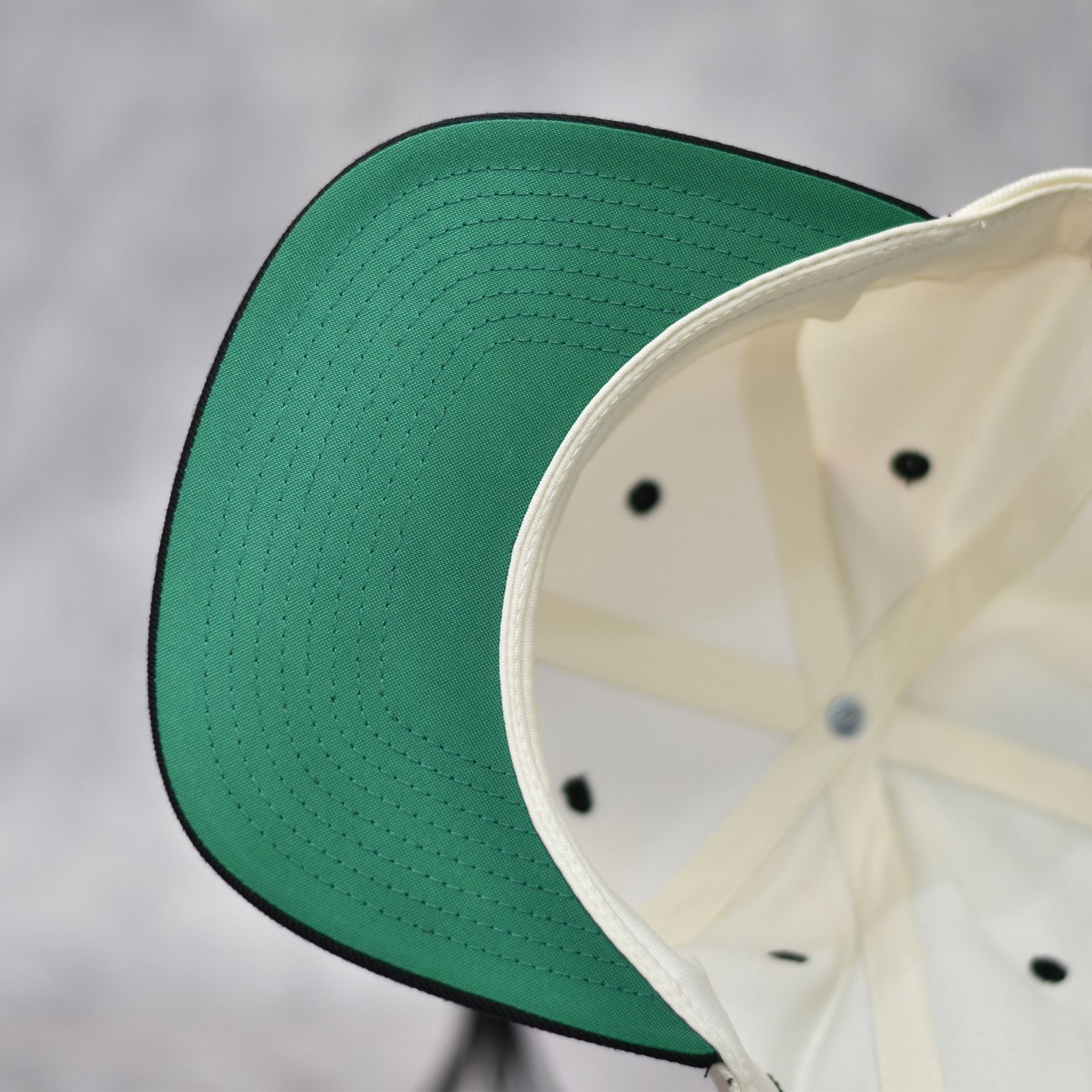 CUTRATE LOGO EMBROIDERY B.B CAP (NATURAL/BLACK)｜ロゴ刺繍 ベースボールキャップ｜CR-26SS004