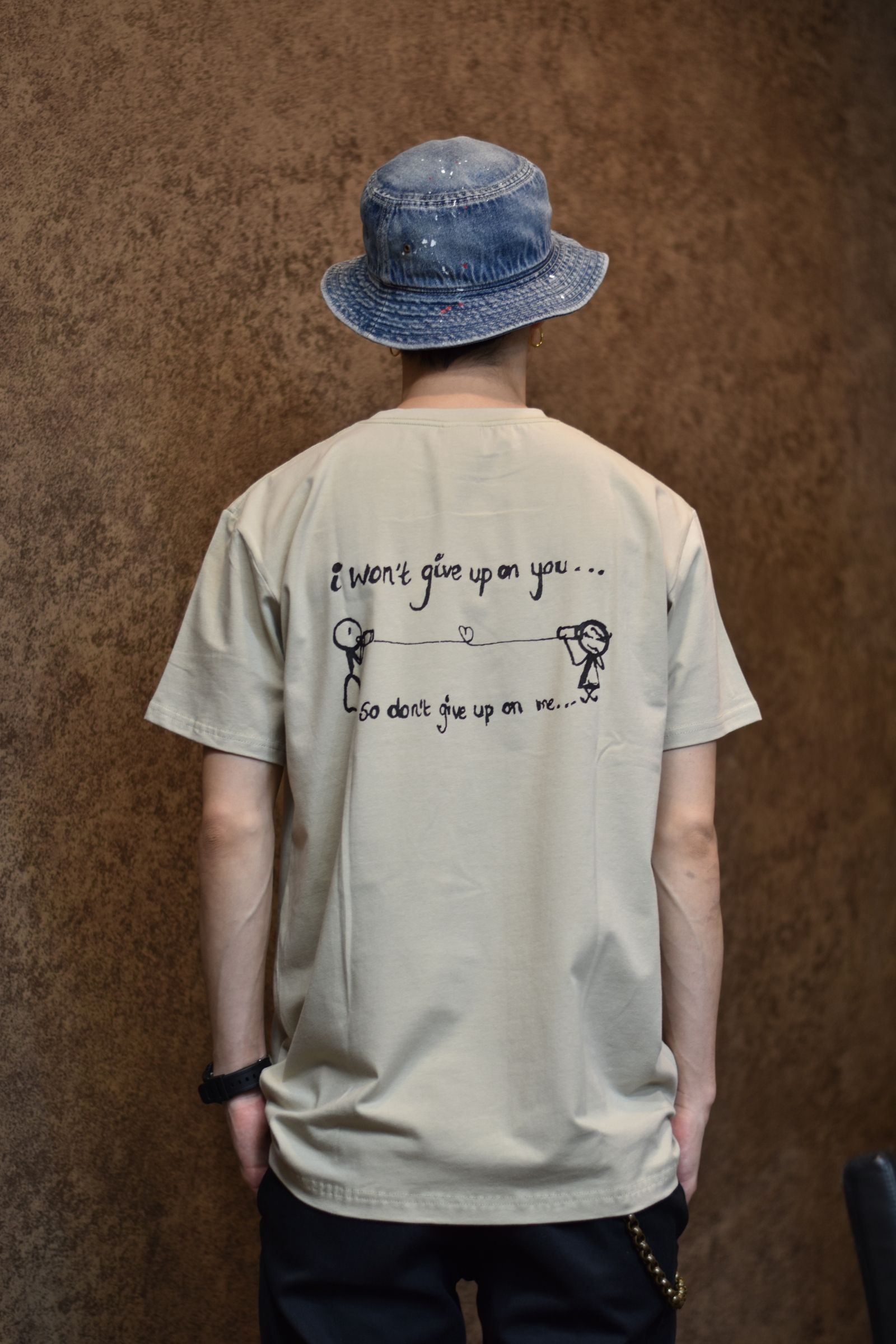 ×BPA THREAD CALL T-SHIRT (BEIGE)
