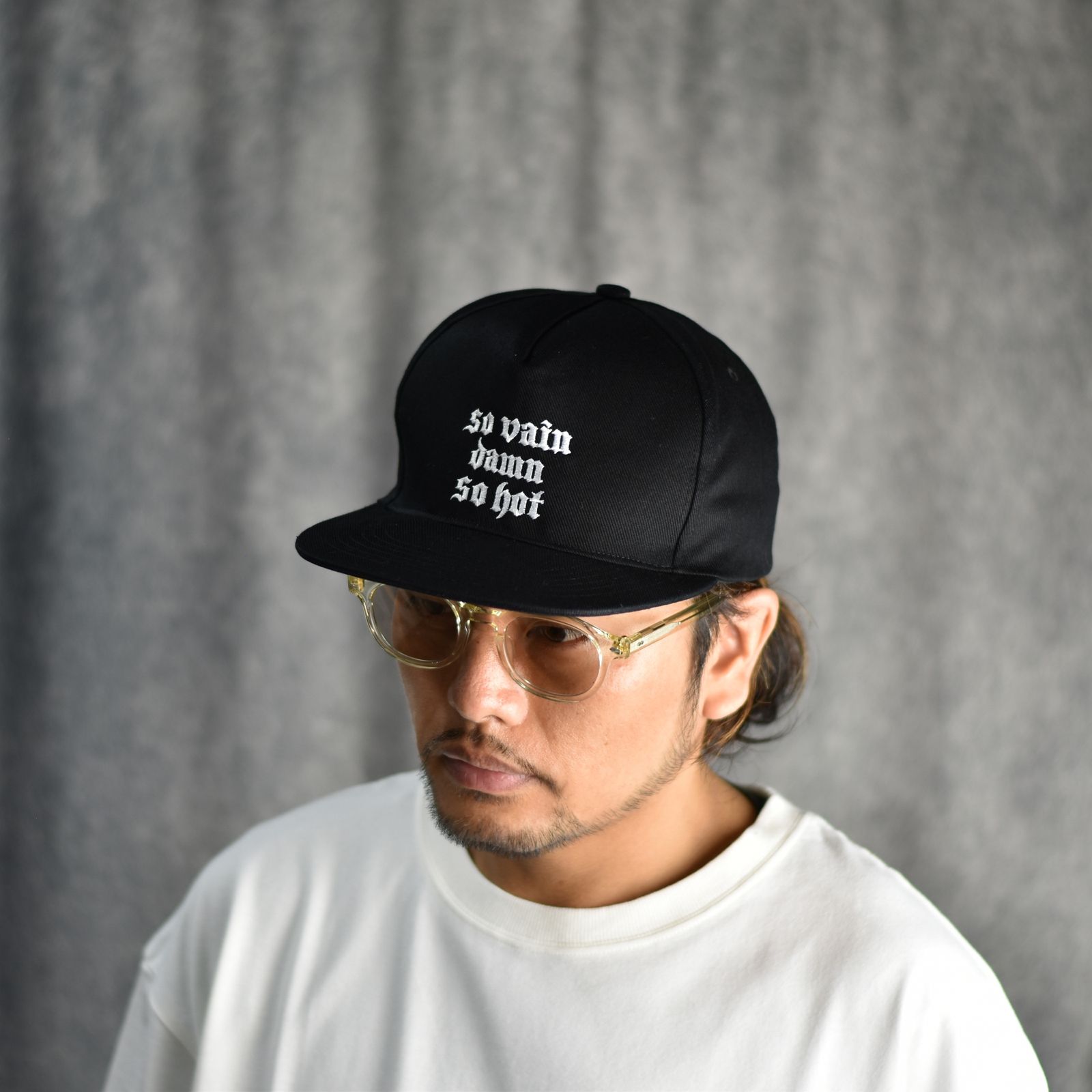 "S.V.D.S.H" TWILL CAP (BLACK) / ツイル ベースボールキャップ
