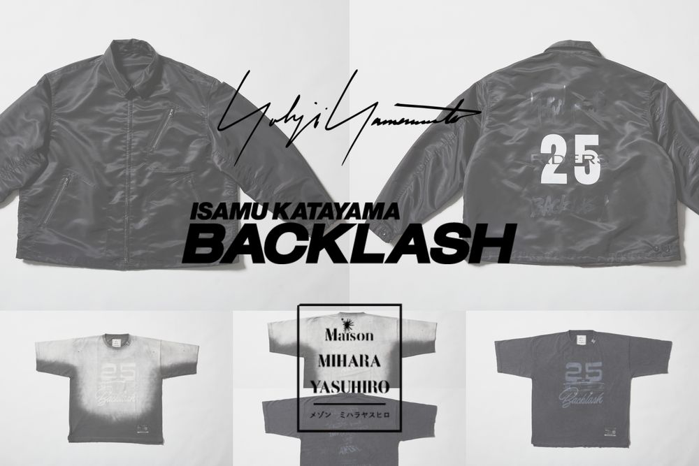 ISAMUKATAYAMA BACKLASH 25周年記念 コラボアイテム発売開始!