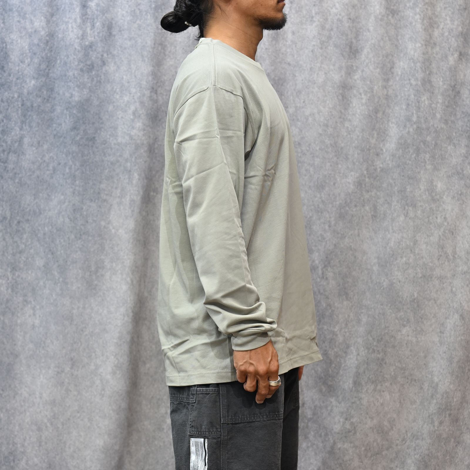 EXCHANGE SERVICE LONG SLEEVE （BEIGE） /  ロングスリーブ Tシャツ （ベージュ） 9252-CS82
