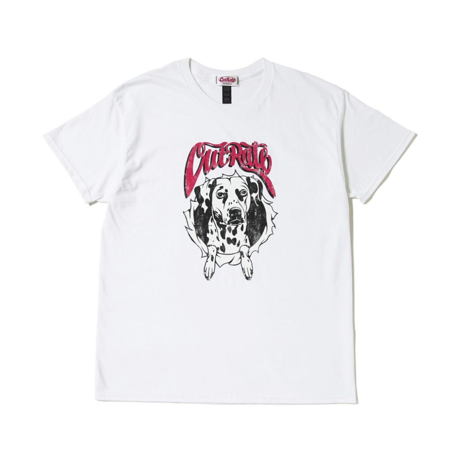 DALMATION TEE (WHITE)｜ダルメシアン Tシャツ｜CR-25SS002