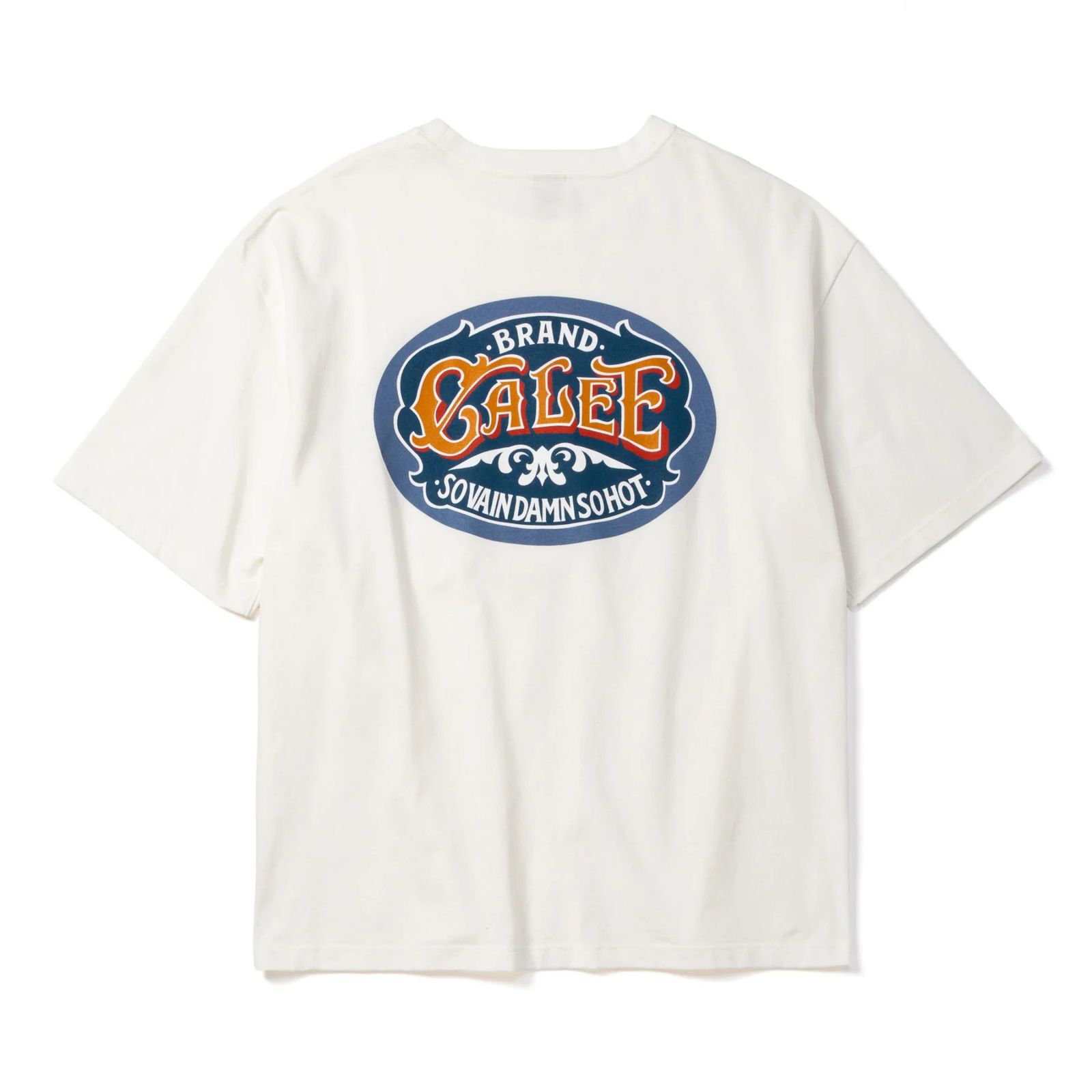 VINTAGE TYPE SIGNBOARD S/S TEE ＜NATURALLY PAINT DESIGN＞ (WHITE)｜プリントTシャツ｜CL-26AWNT001