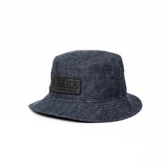 LEATHER WAPPEN DENIM BUCKET HAT (INDIGO BLUE)｜レザーワッペン デニム バケットハット｜CL-26AWCP003