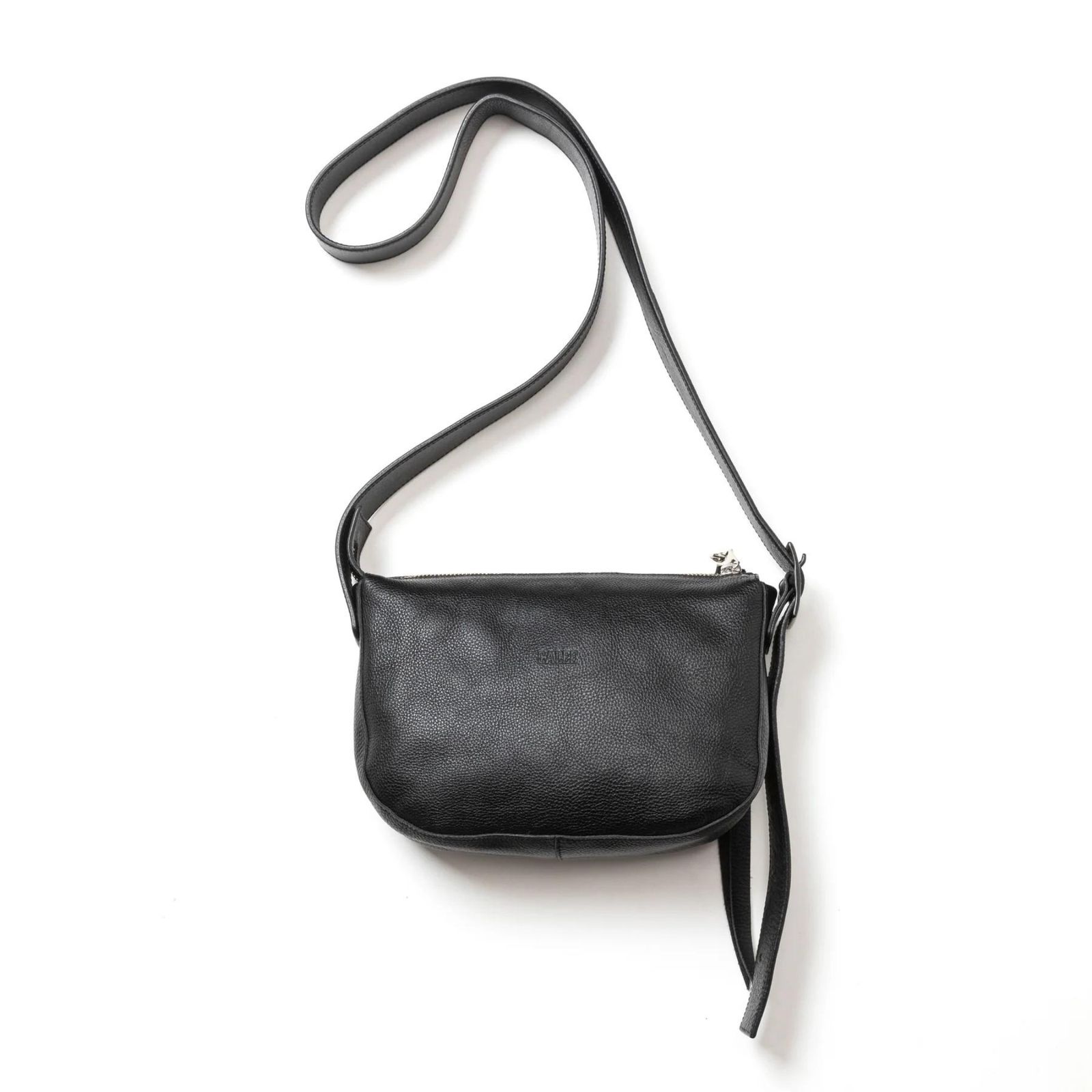 STUDS LEATHER SHOULDER BAG ＜REGULAR＞ (BLACK) / スタッズ レザー ショルダーバッグ ＜レギュラー＞