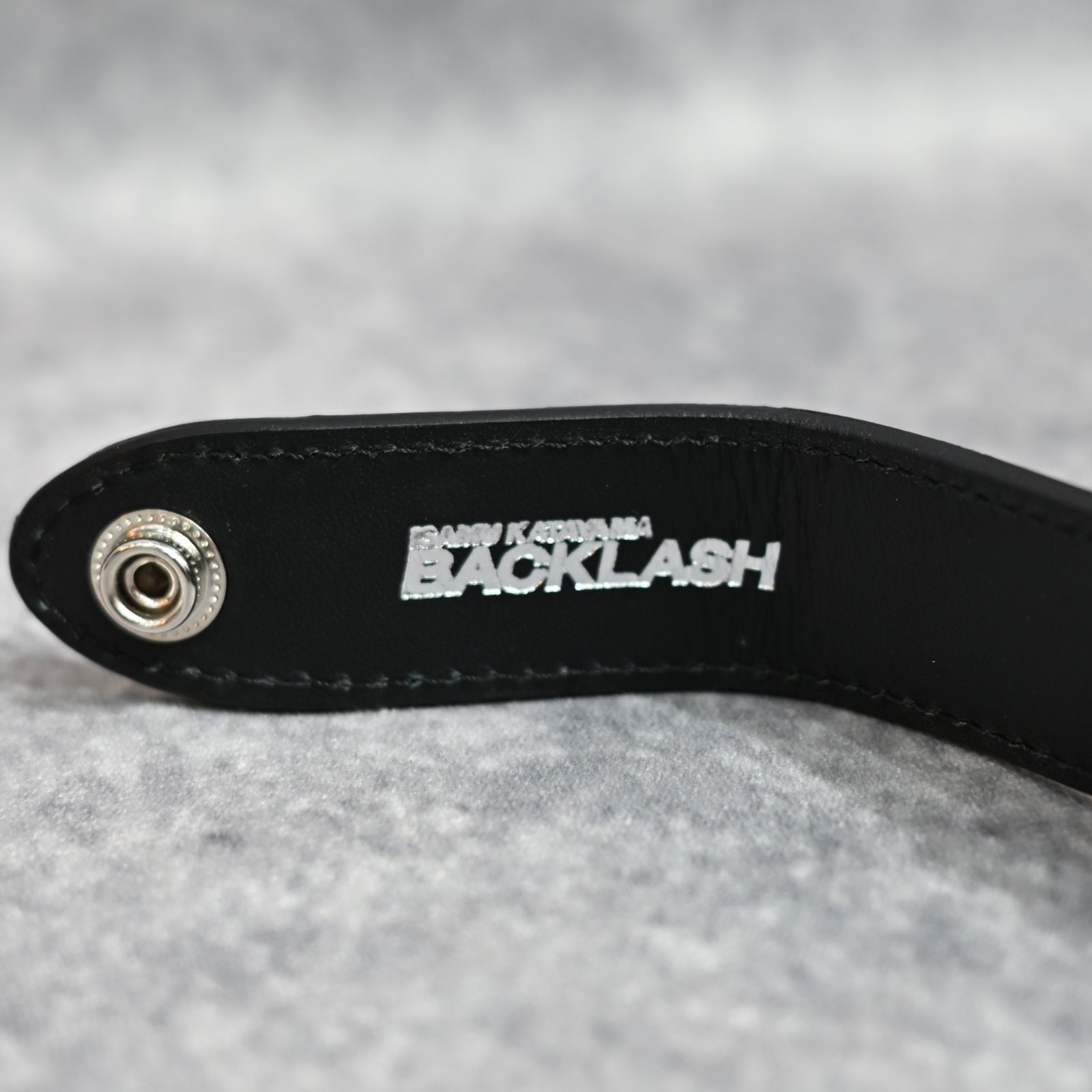 クロコ墨染め キーホルダー (GRAY) / 387-02