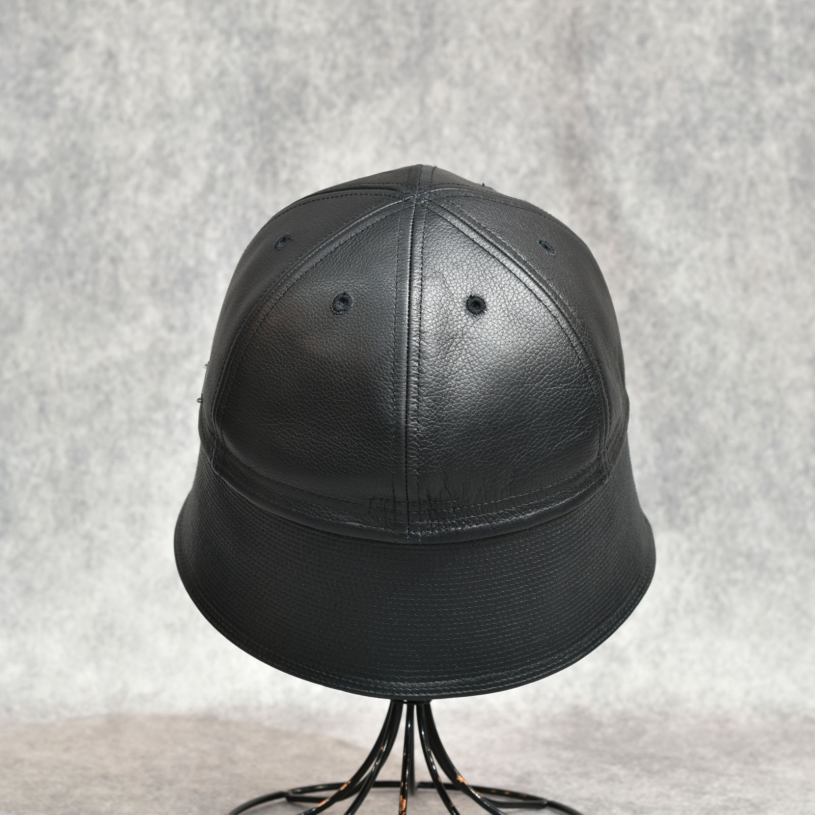 Cowhide Sailor Hat "SHEPHERD" (BLACK)｜カウハイド セーラーハット｜Y01014