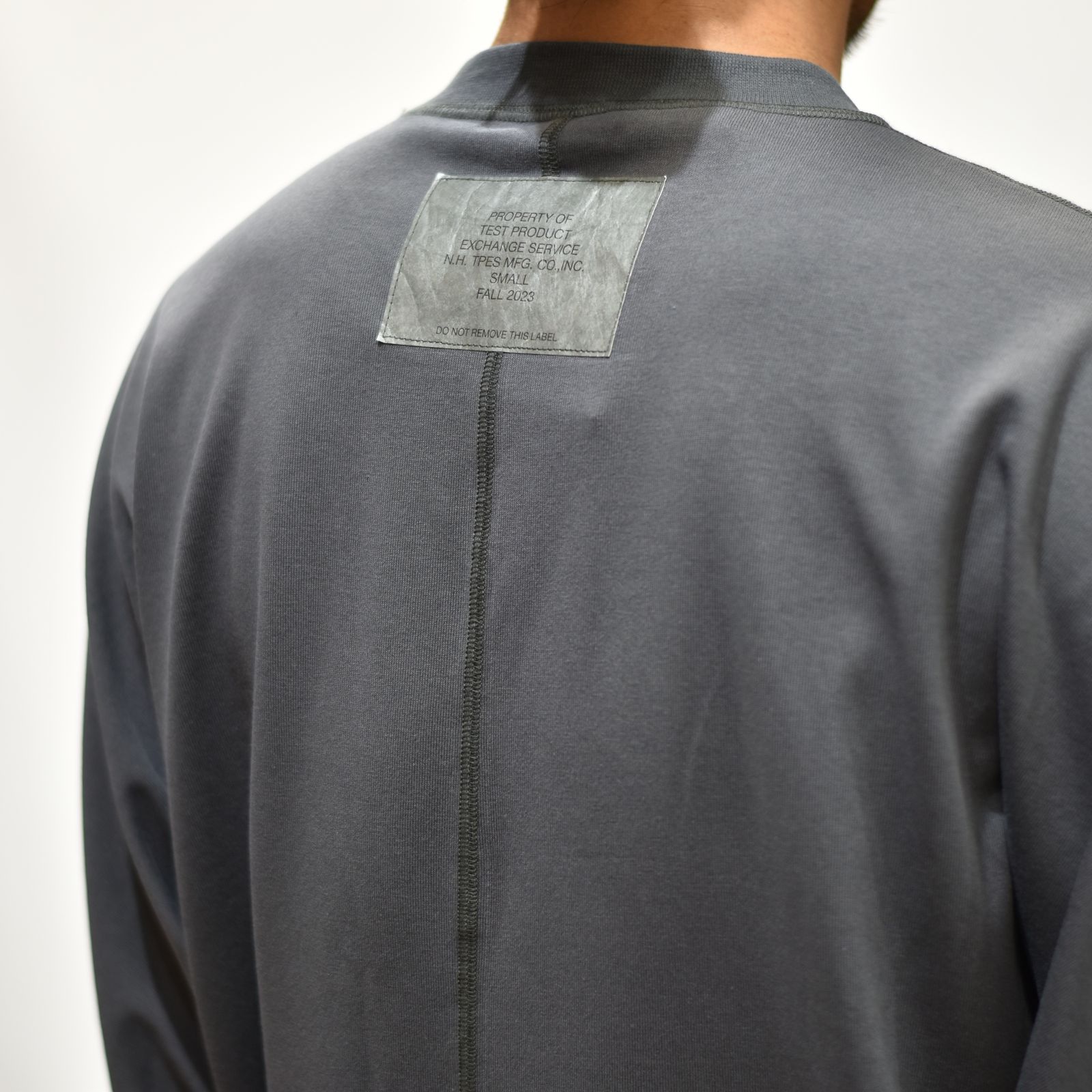 T-SHIRT/SWEATER （CHARCOAL） 長袖カットソー ロングスリーブ