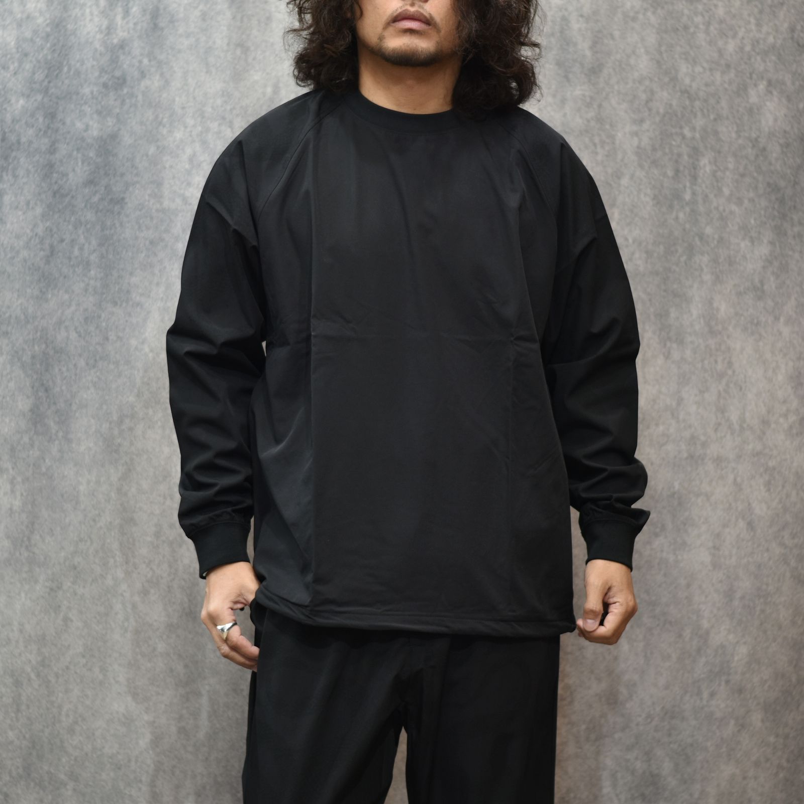 × OVYS CAL LOGO NYLON PISTE (BLACK)｜× オーヴィーズ 蛇柄 ナイロン ピステ｜ov-ls-0026