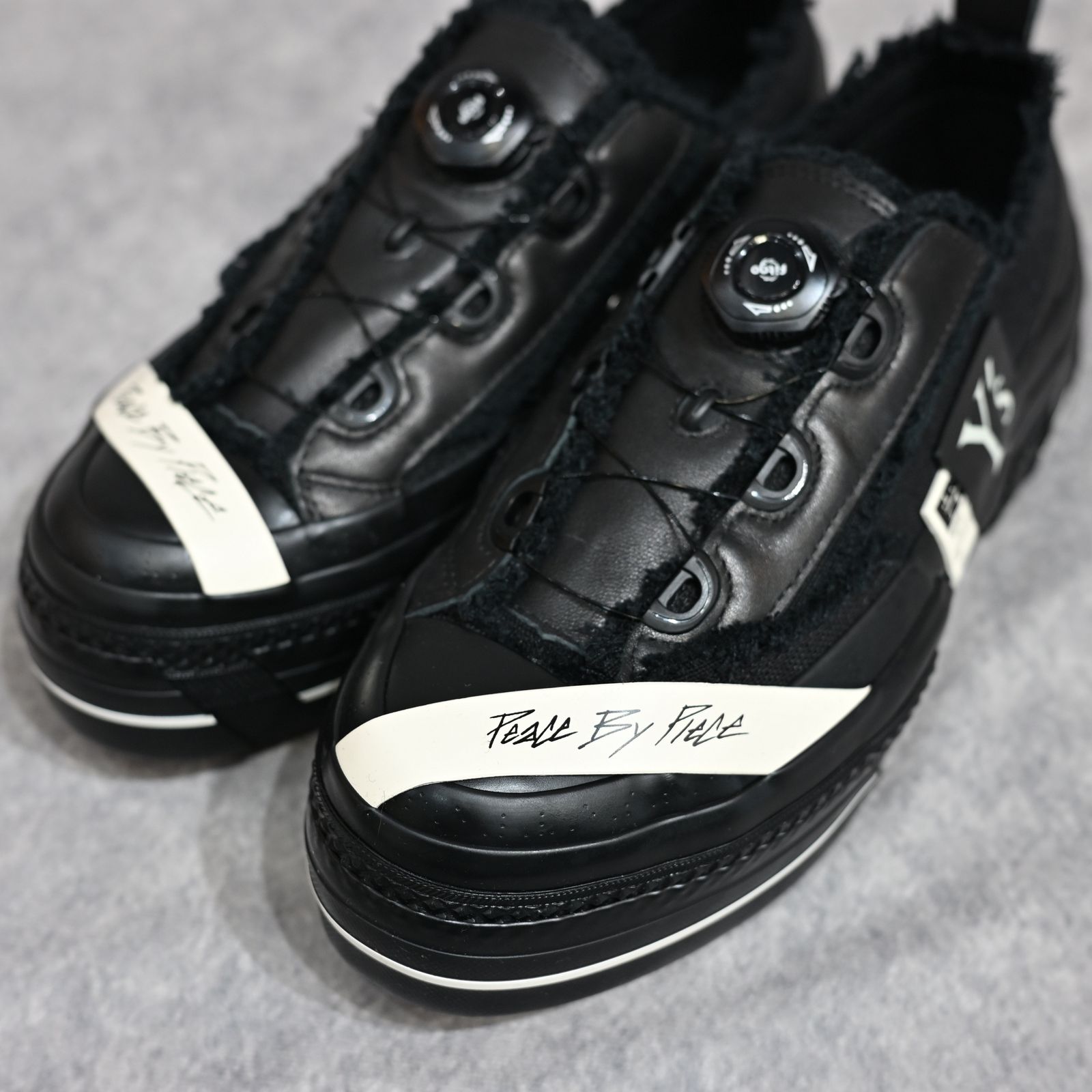 Y’s × xVESSEL PLATFORMM SNEAKER （BLACK） /  スニーカー （ブラック） / YK-E07-885-1-01