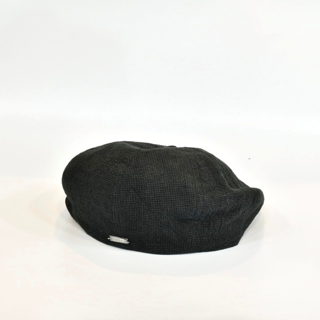 Linen Houndstooth Casquette "OLDBOY" (GREEN) / 千鳥格子 キャスケット
