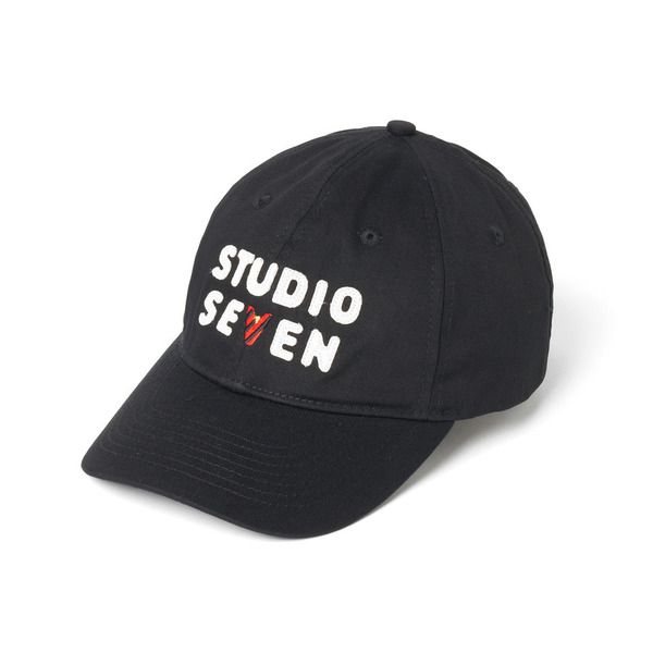 V Flower Logo Cap （BLACK） / フラワーロゴ キャップ （ブラック）